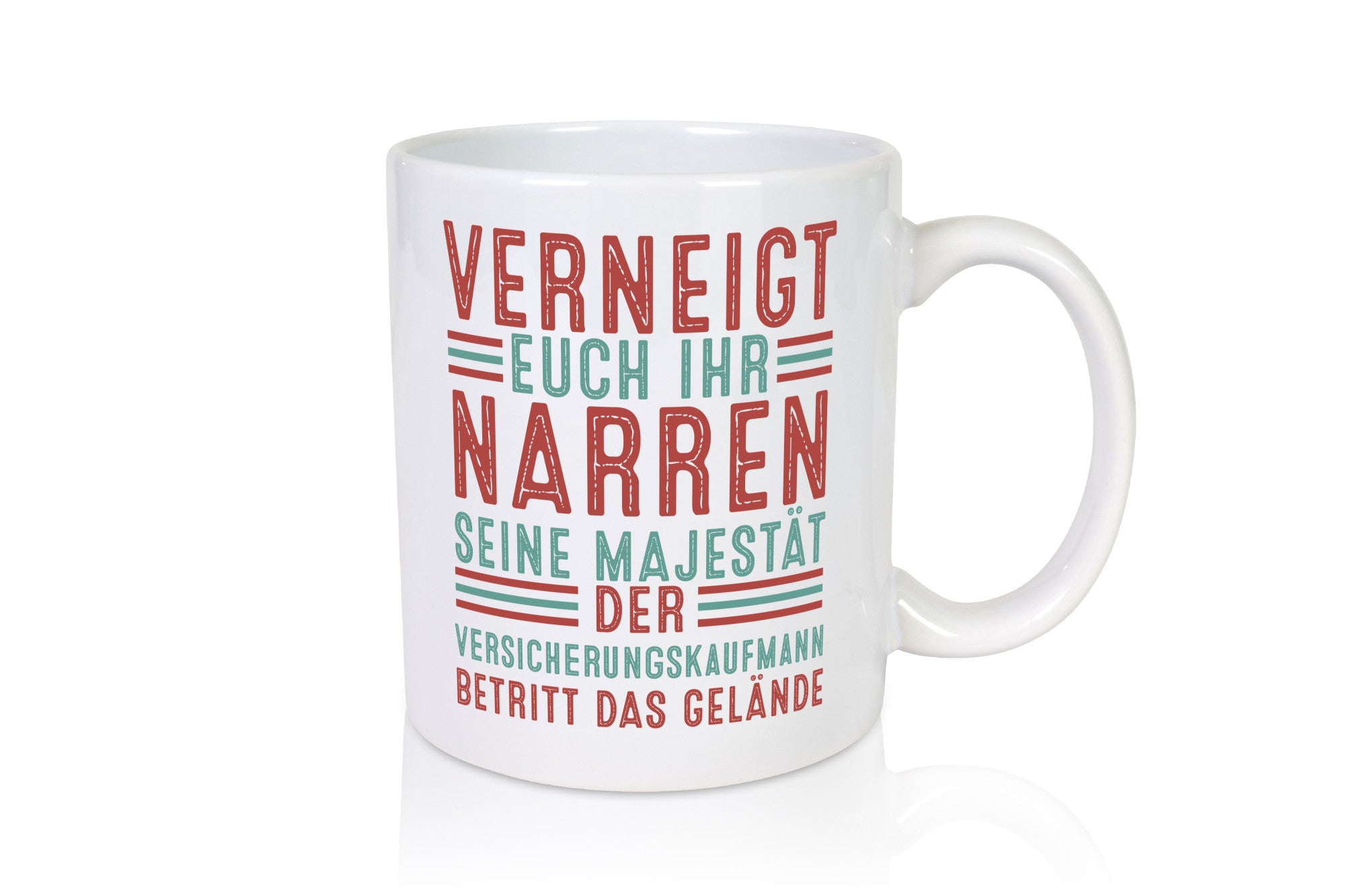 Verneigt euch: Versicherungskaufmann | Kaufmann v2 Humor Geschenkidee Tasse