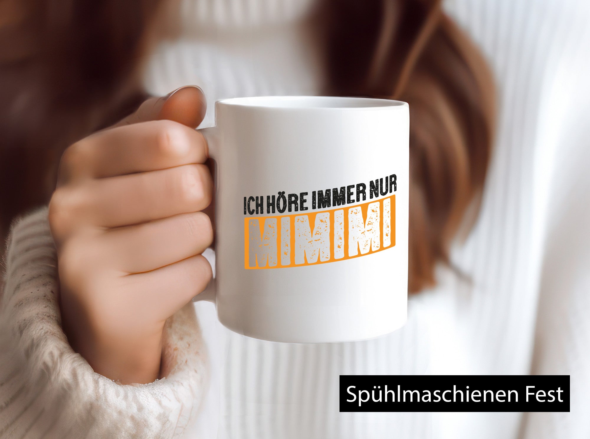 Ich höre nur Mimimi | hör dich nicht nerv mich Humor Geschenkidee Tasse