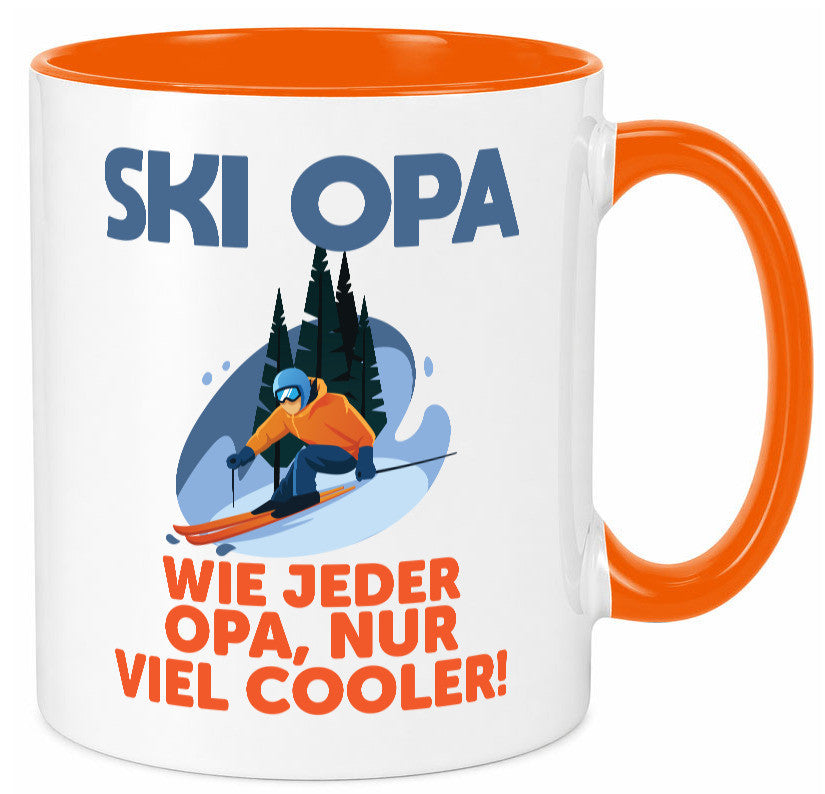 Ski Opa, normal, nur cooler | Skifahrer Bäume Schnee Geschenkidee Familie Humor
