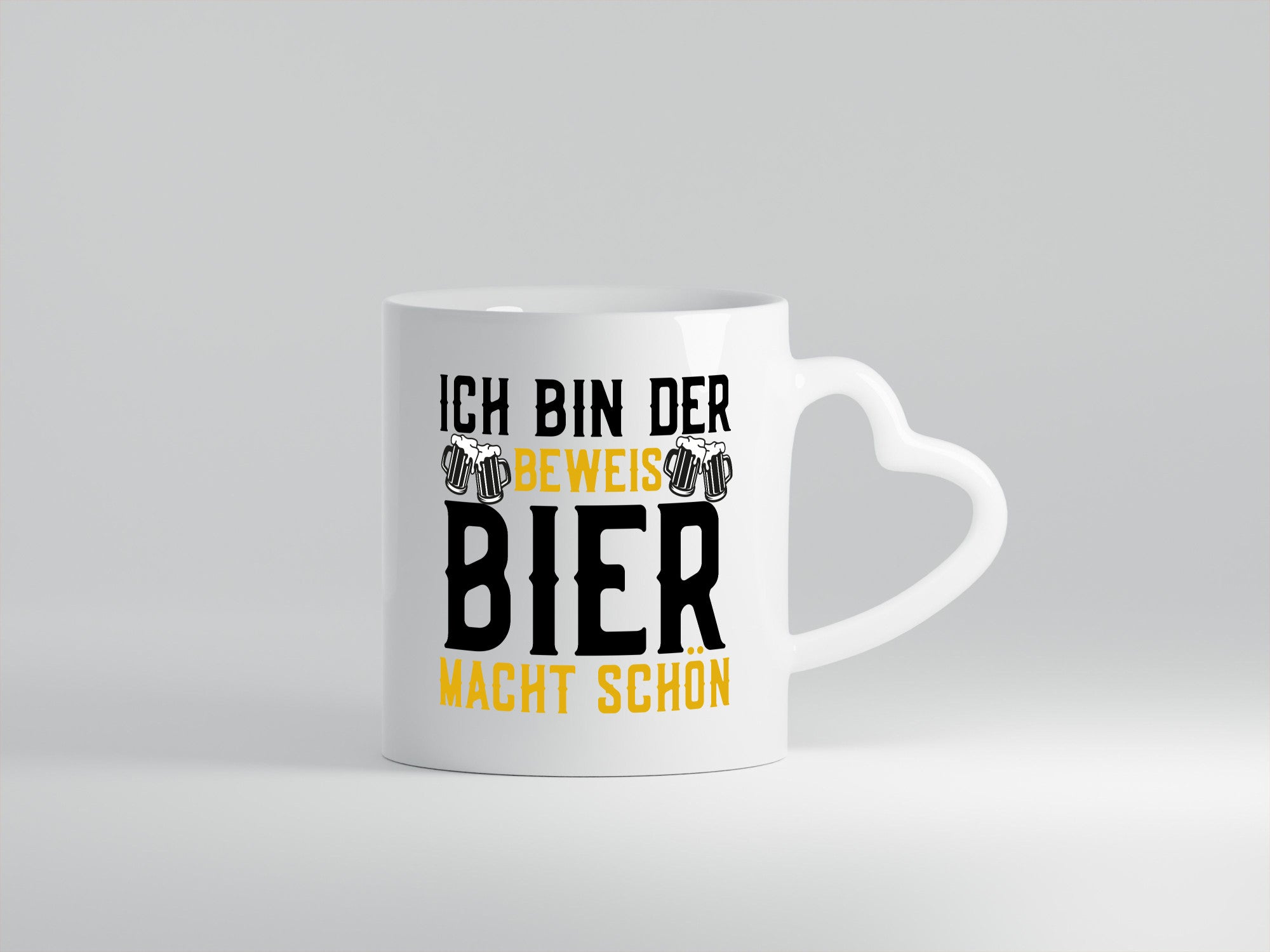 Beweis Bier macht schön | Biertrinker Party Pils Geschenk Humor Geschenkidee