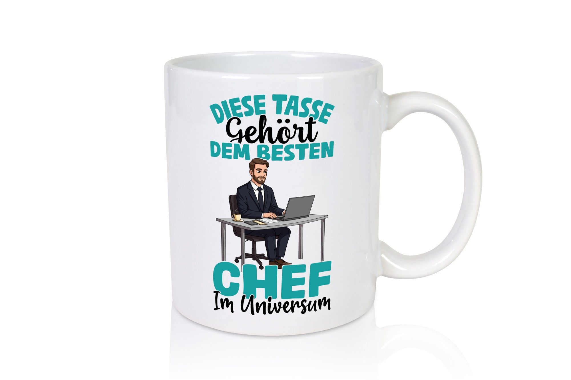 Im Universum: Chef | Führungskraft Vorgesetzter lustiger Spruch Geschenk Arbeit