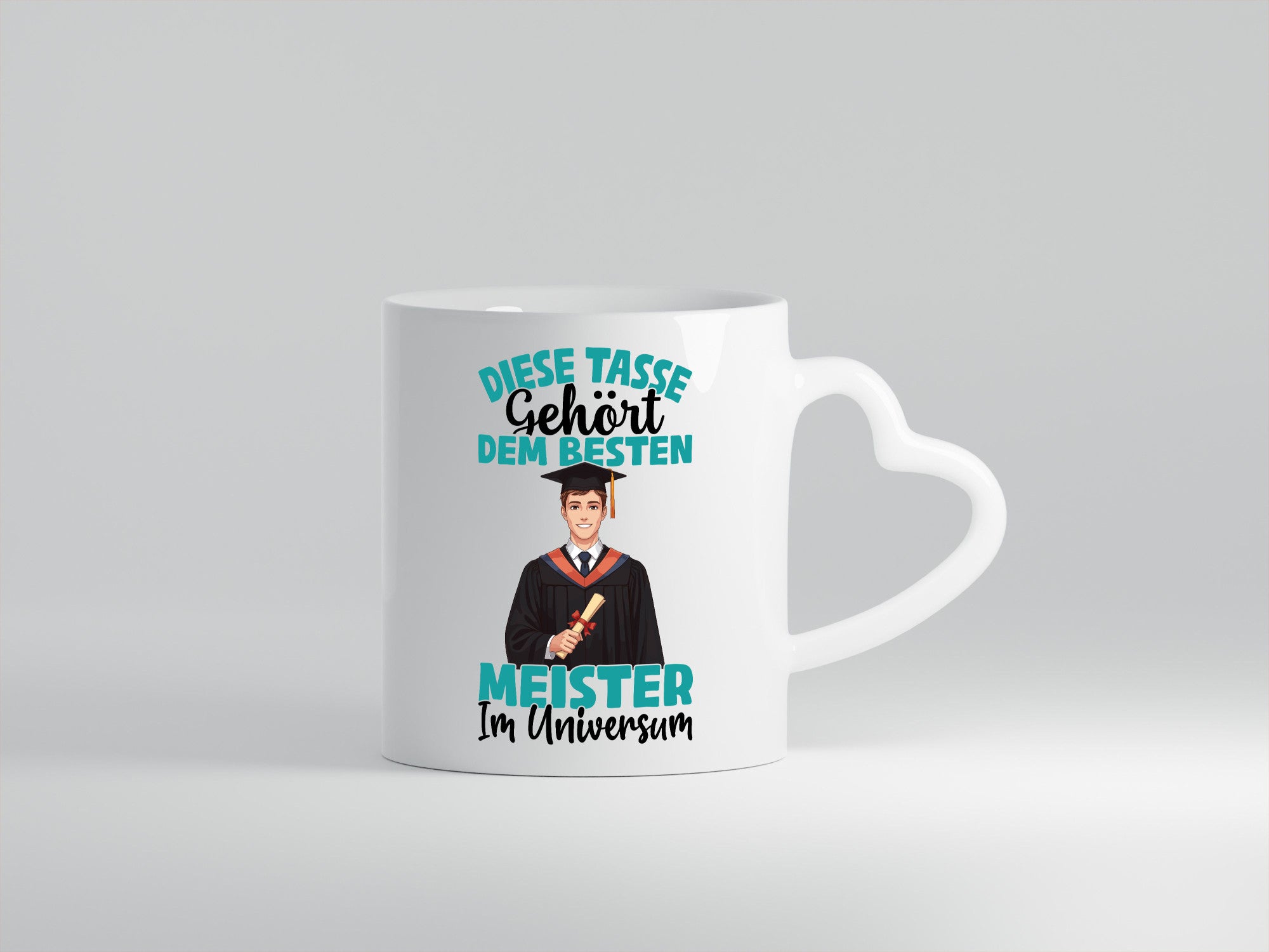 Im Universum: Meister | Meisterbrief Humor Geschenkidee Tasse