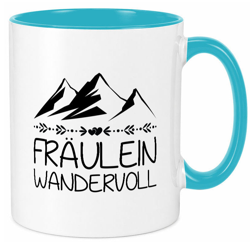 Fräulein Wandervoll | Berge Geschenkidee Humor Tasse
