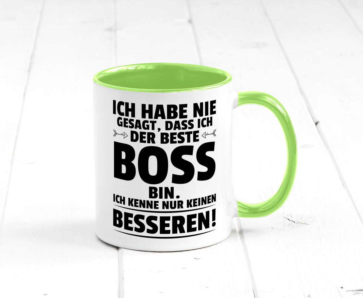 Der Beste Boss | Führungskraft Vorgesetzter lustiger Spruch Geschenk Humor Tasse