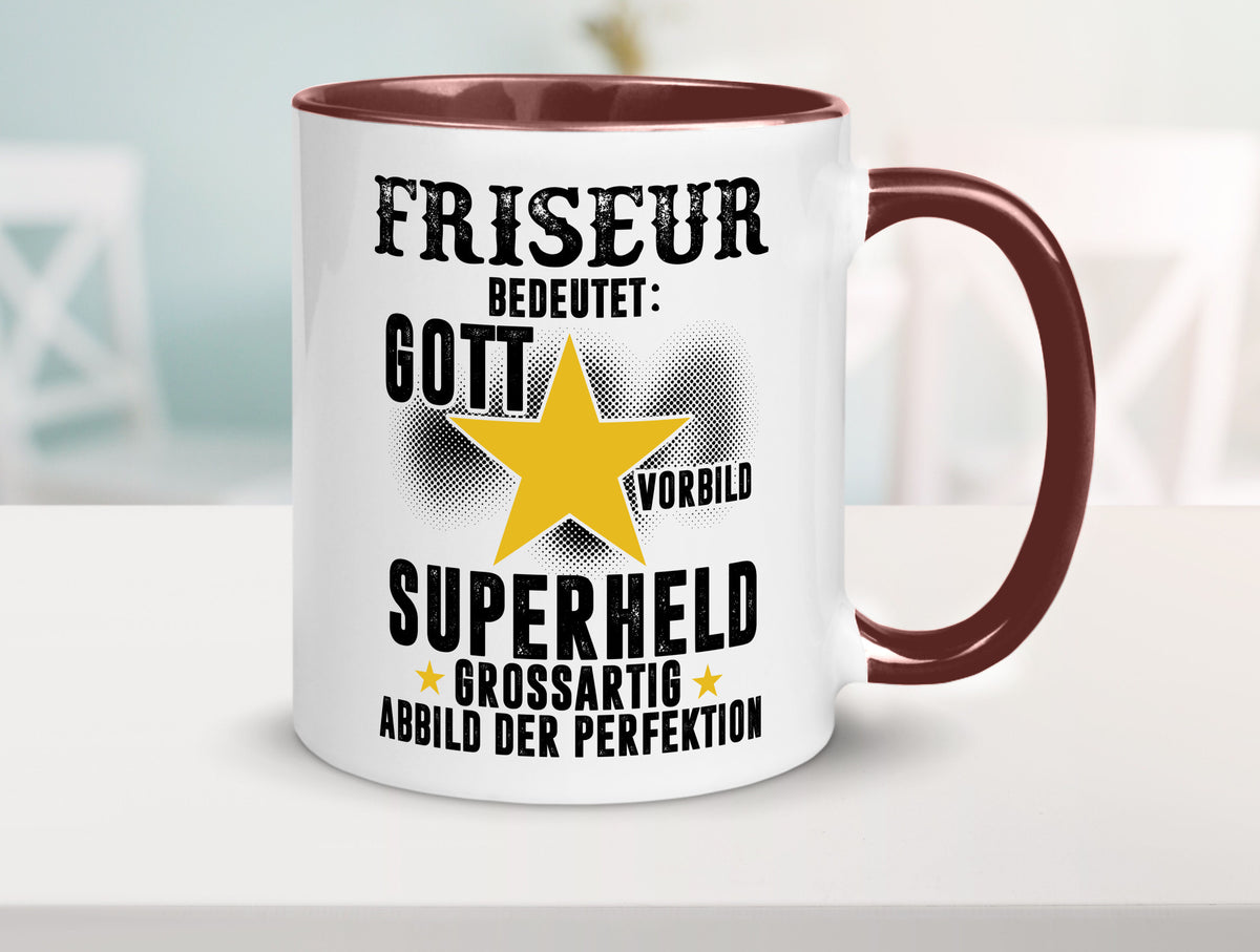 Bedeutung von Friseur | Frisör lustiger Spruch Geschenk Humor Geschenkidee Tasse
