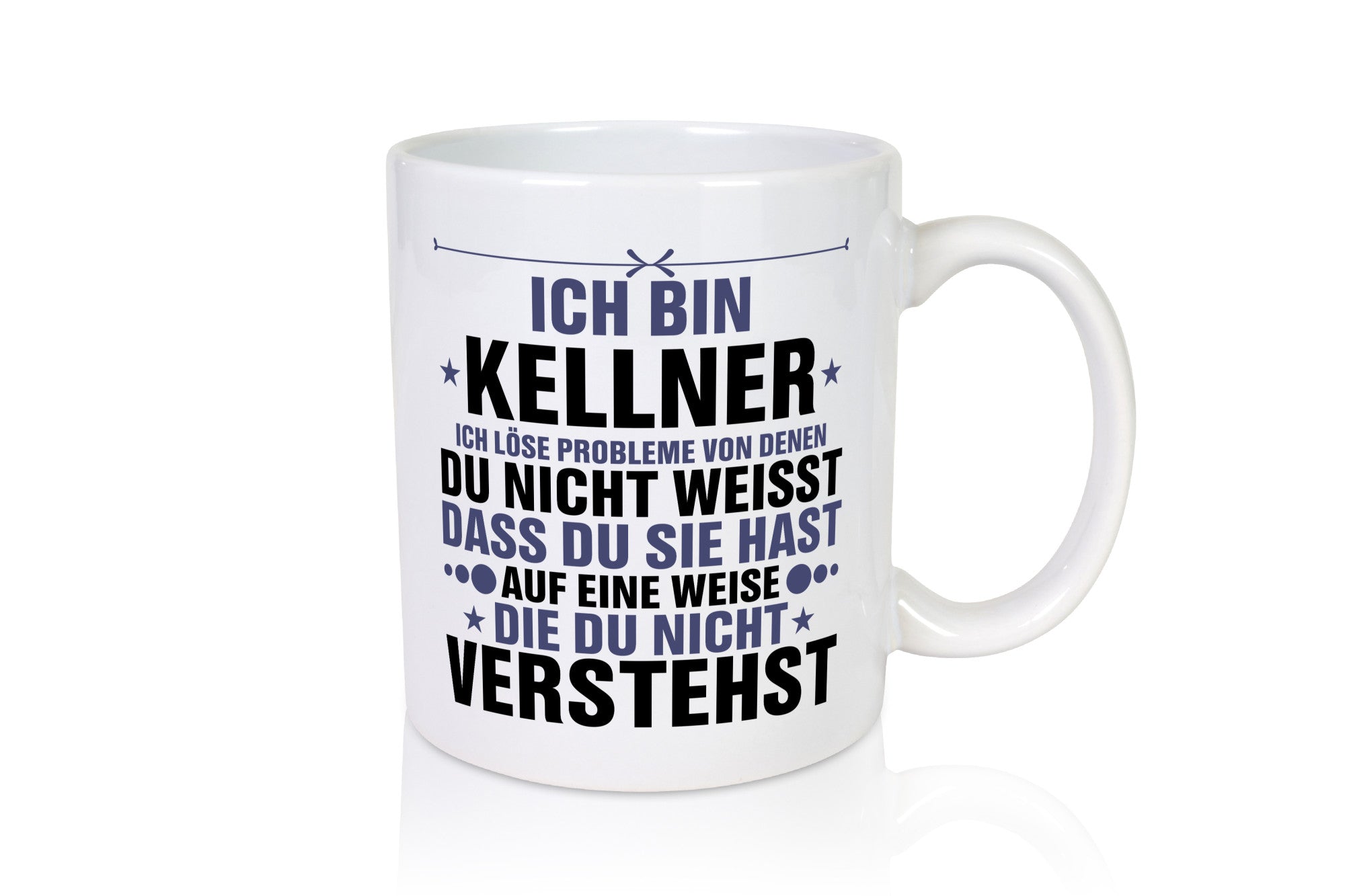 Löse Probleme: Kellner | kellnern Bedienung v2 Geschenk Humor Geschenkidee