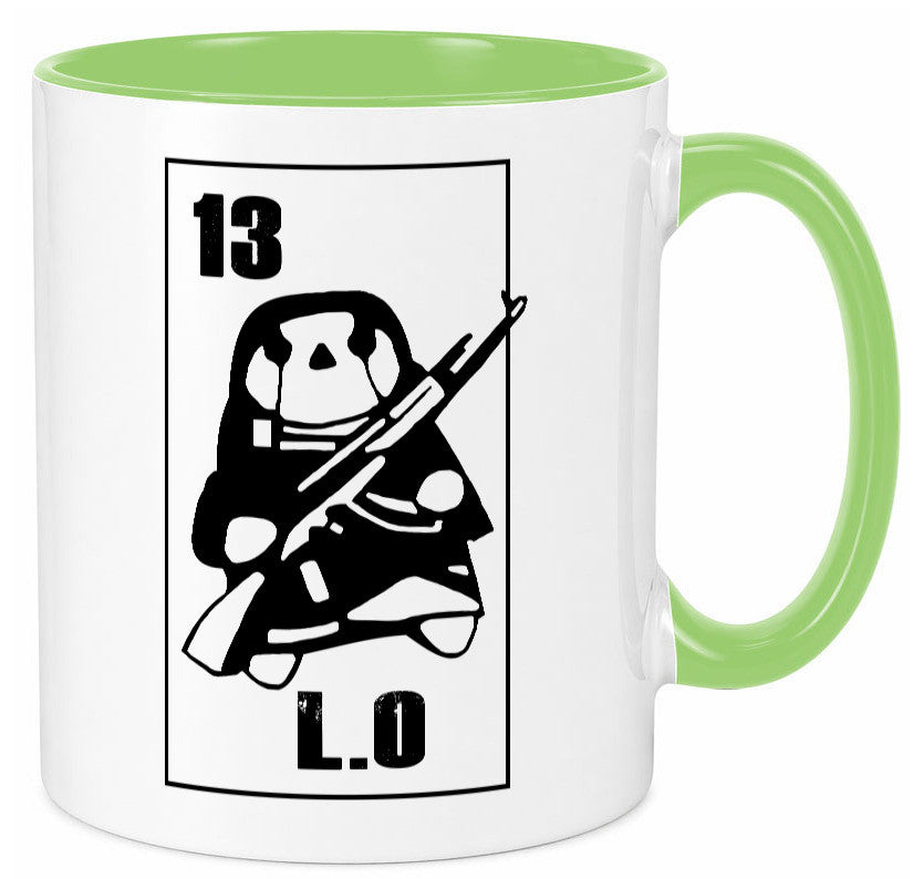 13 L.O lustiger Spruch Geschenk Humor Geschenkidee Tasse