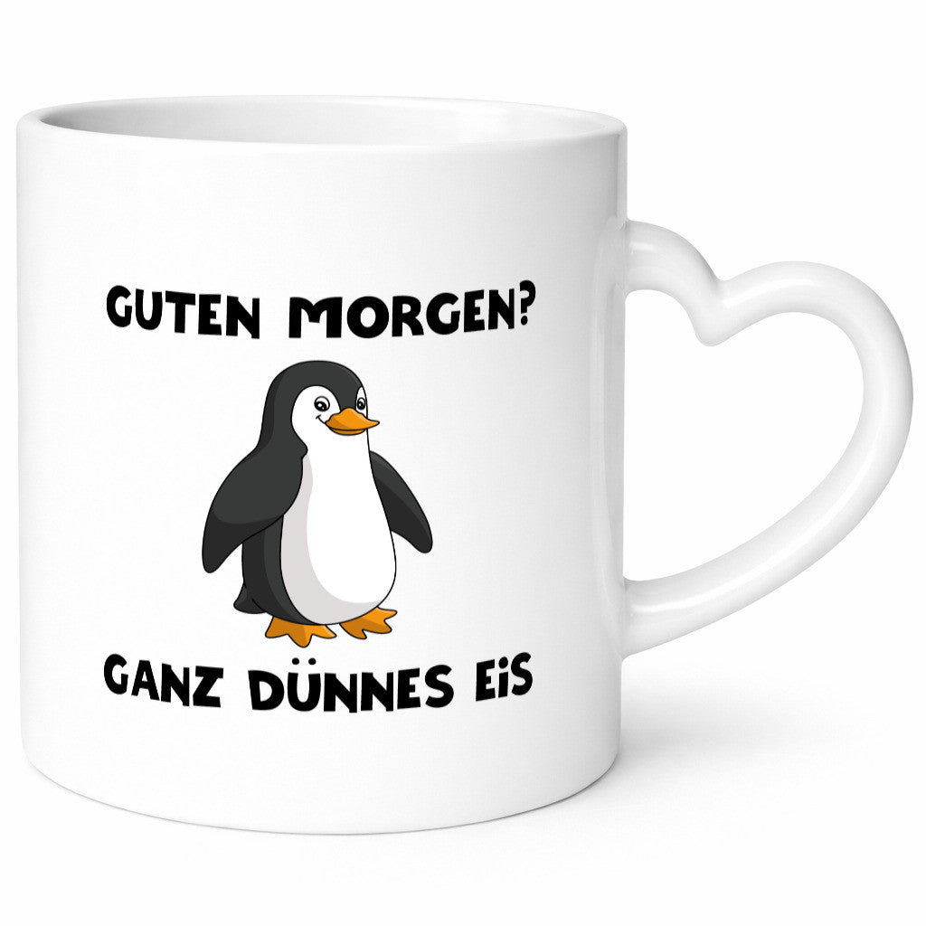 Ganz dünnes Eis | lustig Morgenmuffel Spruch lustiger Geschenk Humor