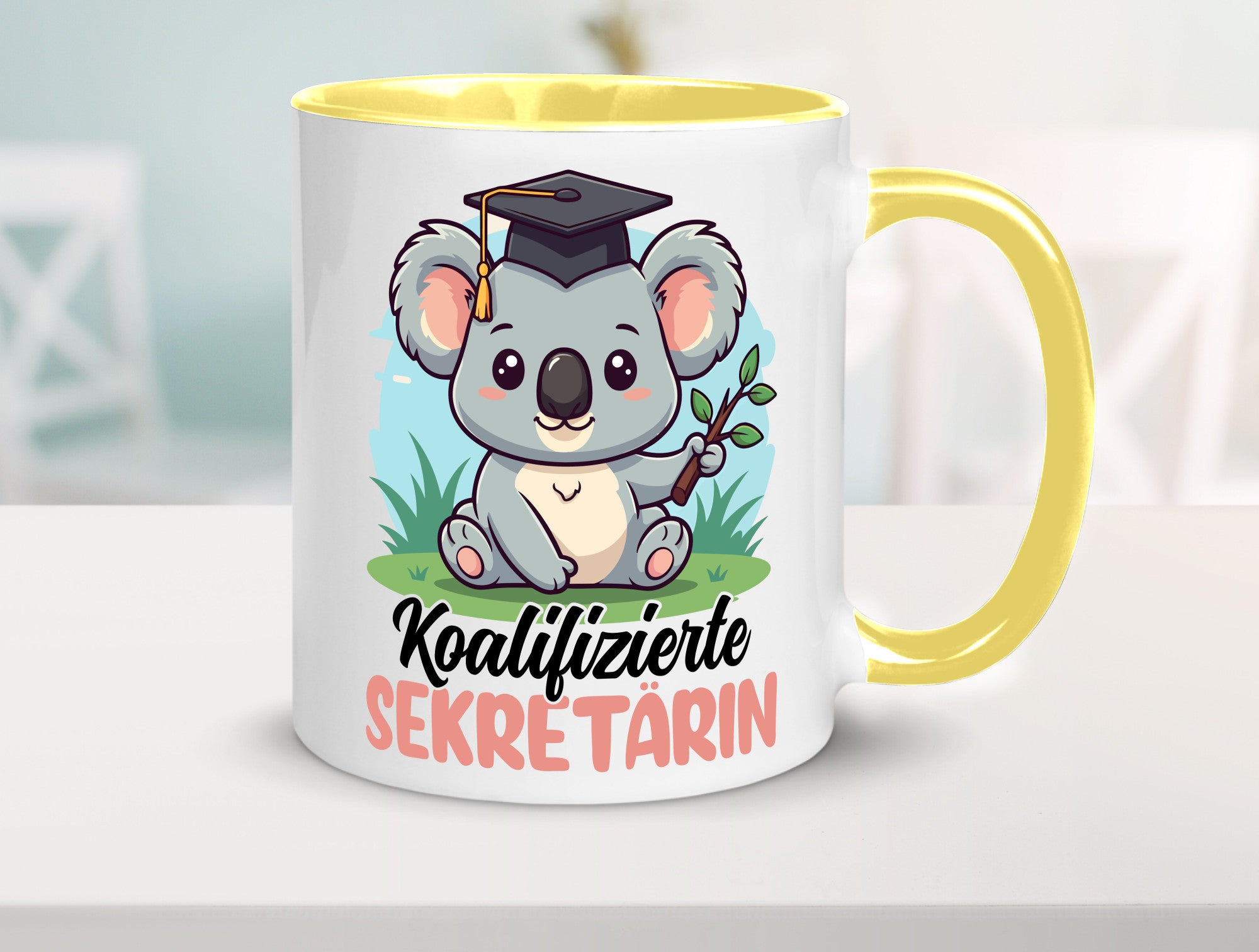 Koalifizierte Sekretärin | Büro Geschenkidee Arbeit Kollegen Humor Tasse