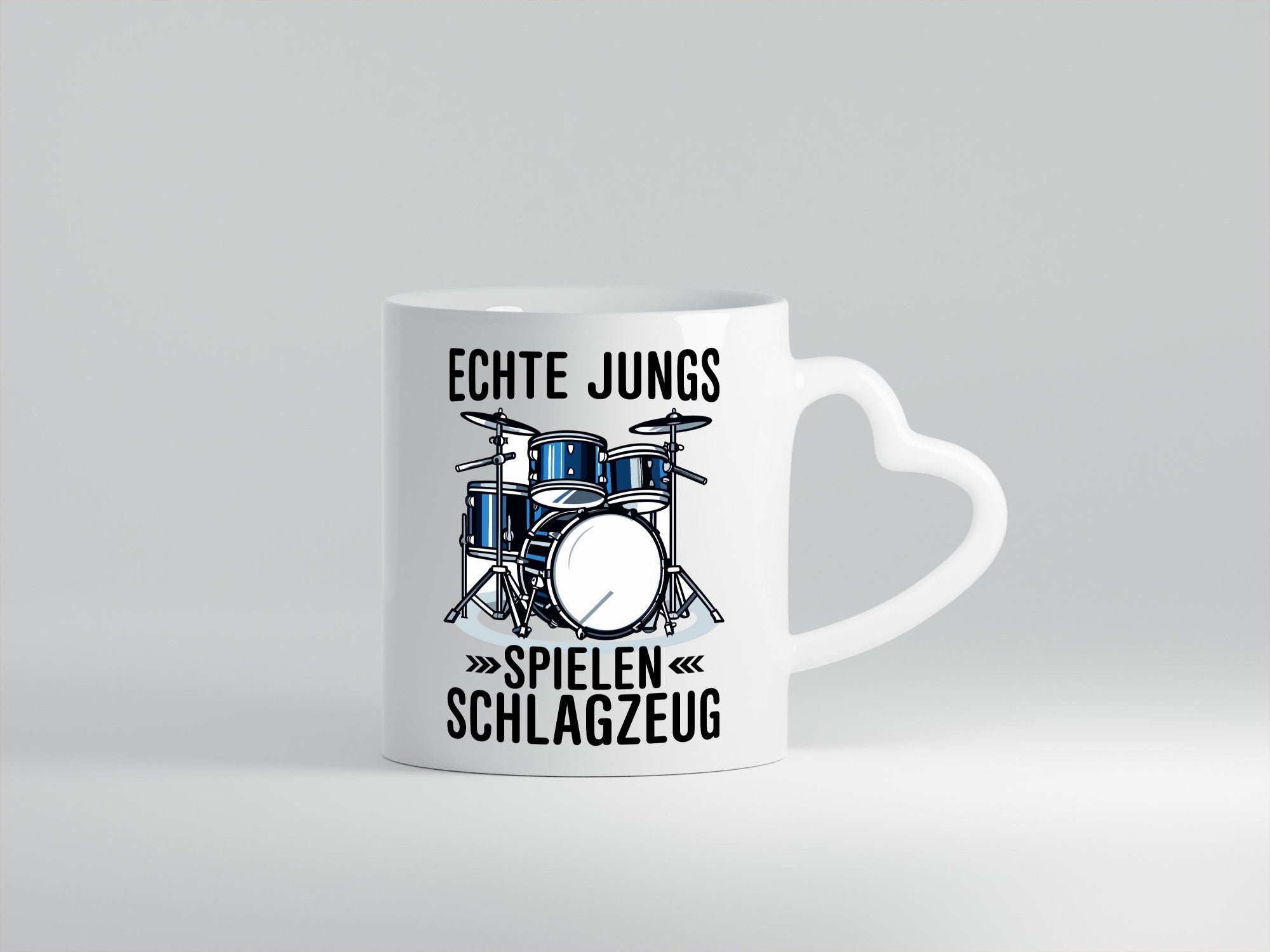 Echte Jungs spielen Schlagzeug | Drummer Geschenkidee Humor Tasse