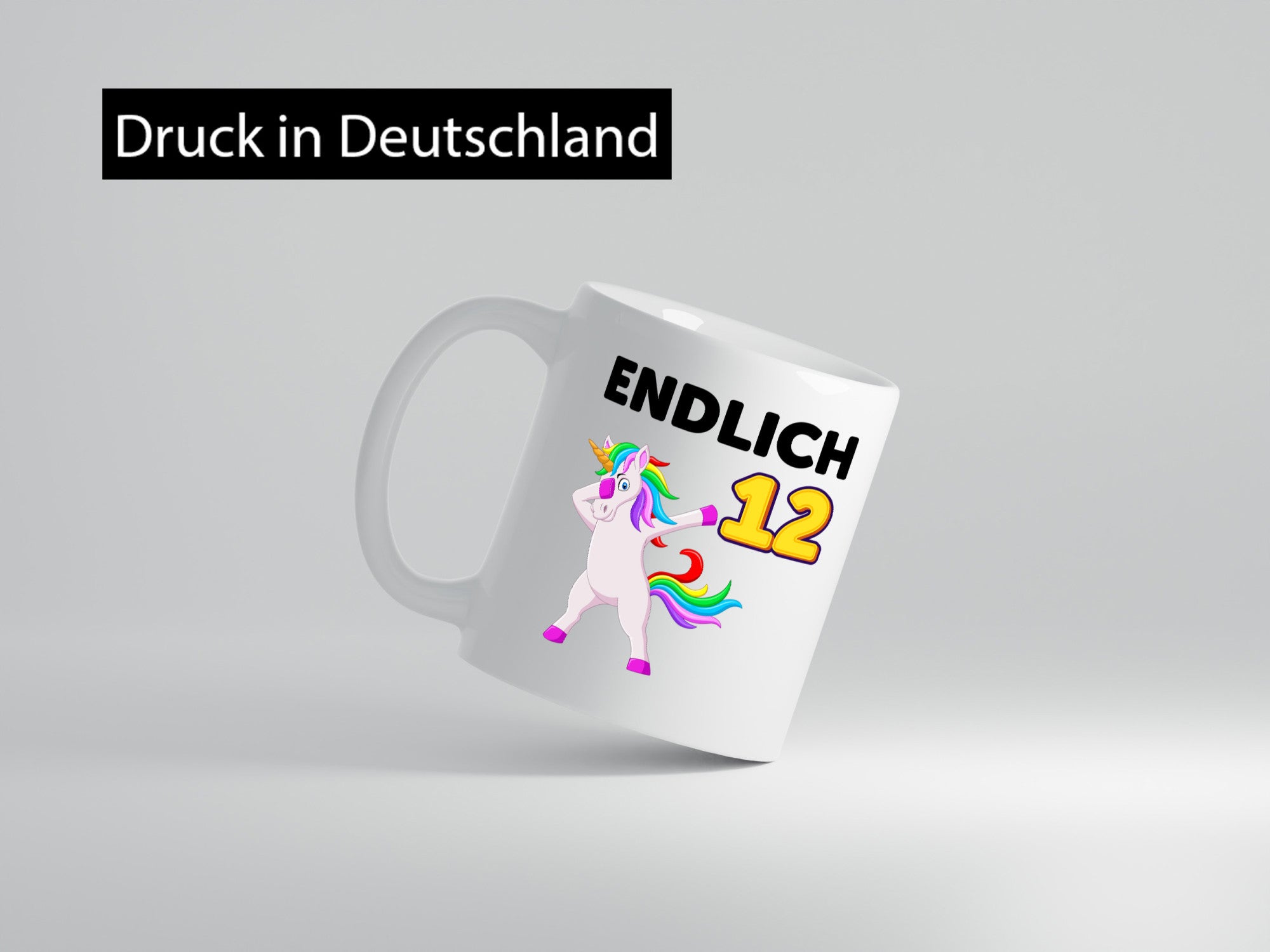 12. Geburtstag | endlich 12 Jahre Einhorn Mädchen lustig Geschenkidee Geschenk