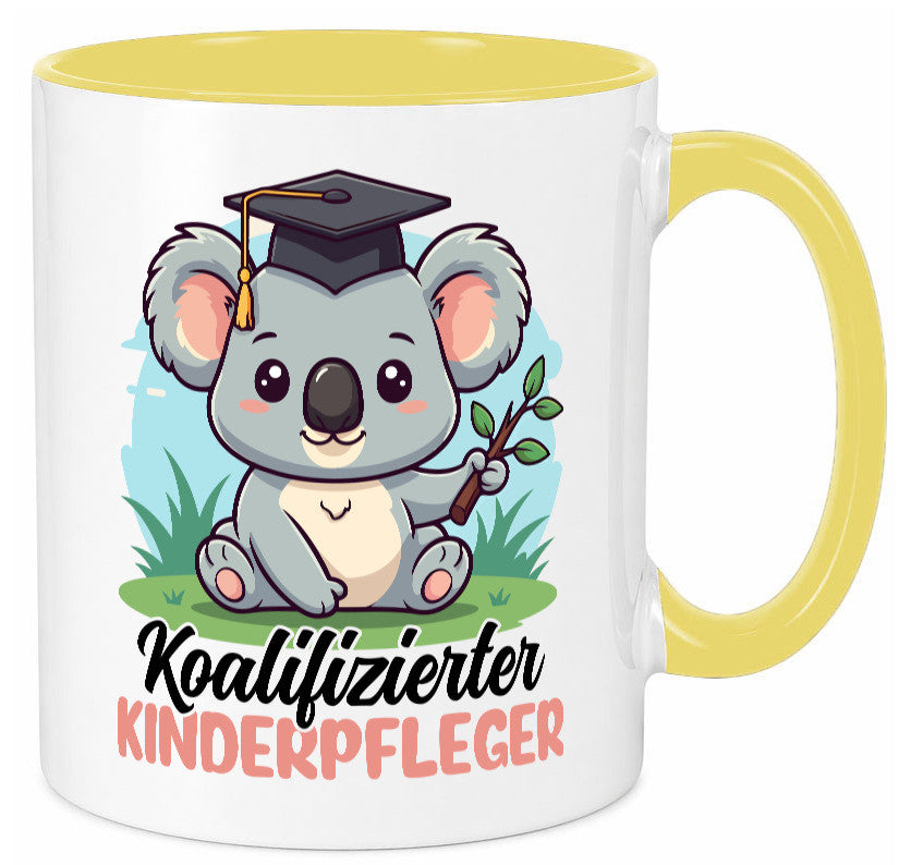 Koalifizierter Kinderpfleger | Pfleger Kinder Geschenkidee Humor Tasse