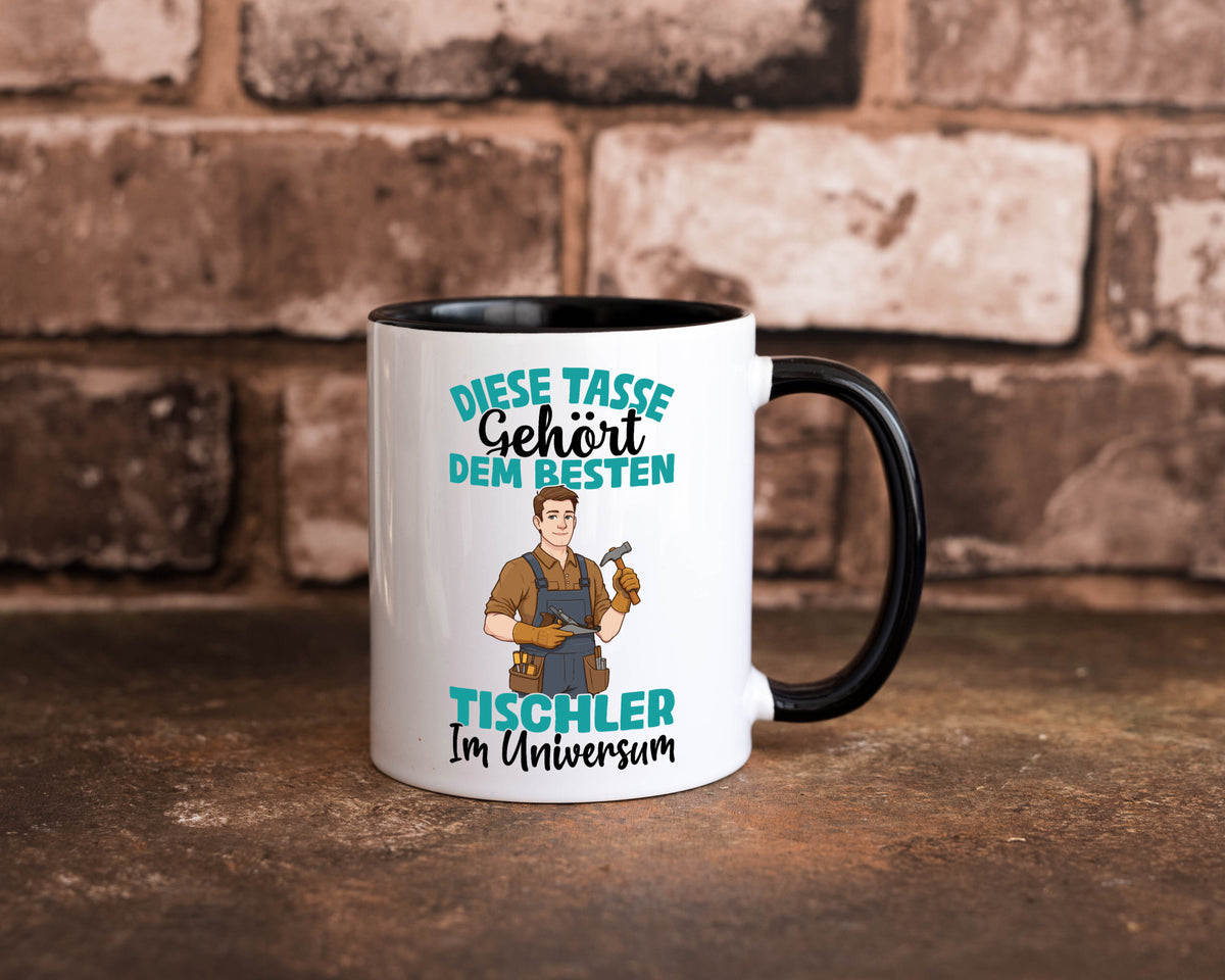 Im Universum: Tischler | Handwerk Beruf Tischlerei Geschenkidee Arbeit Kollegen Tasse