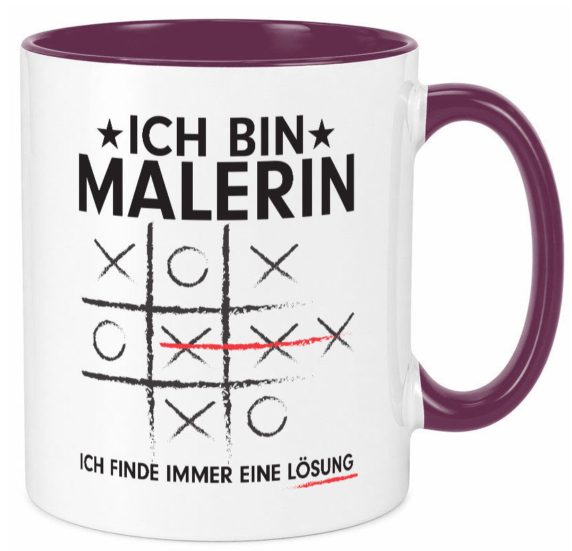 Löse Probleme: Malerin | Malerinnen Humor Geschenkidee Tasse