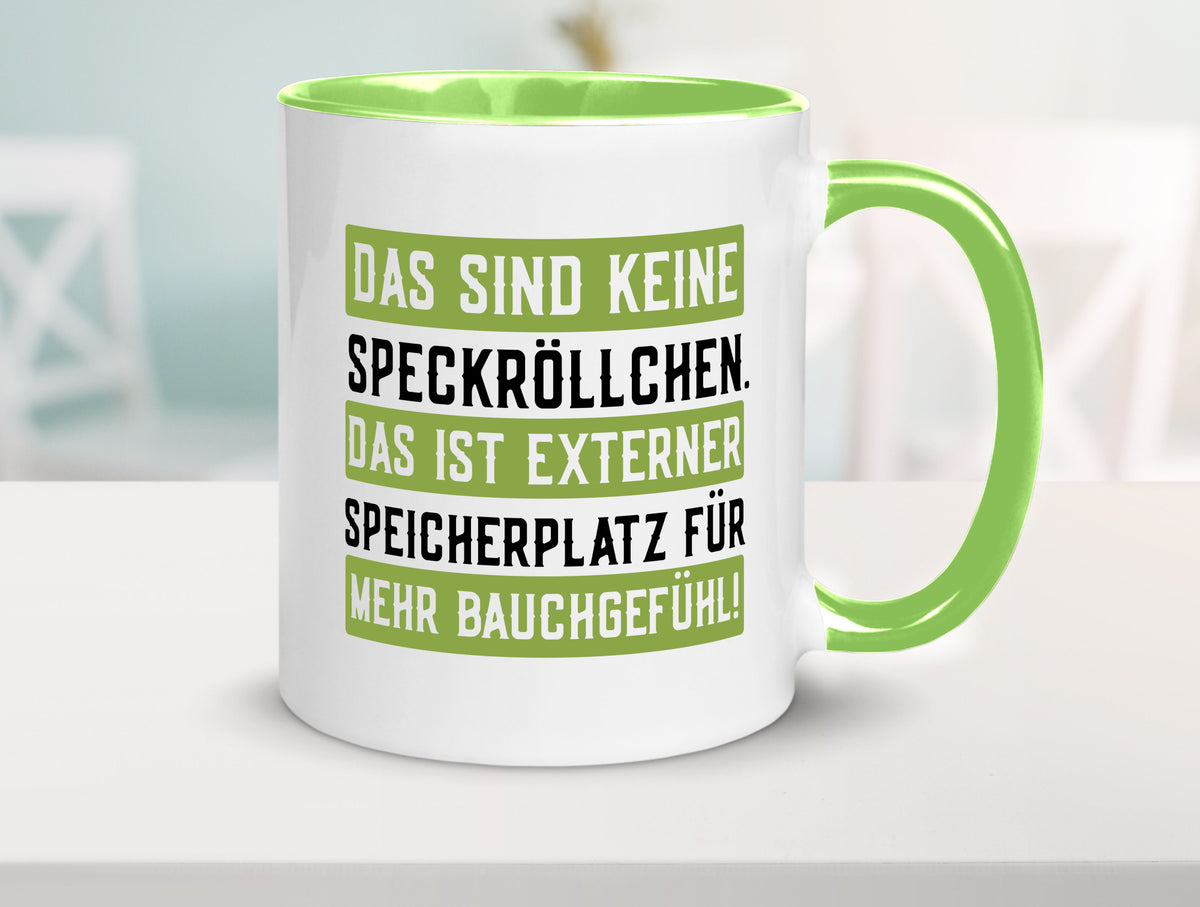 Keine Speckröllchen | Softwareentwickler PC Körperfülle Geschenkidee Humor Tasse