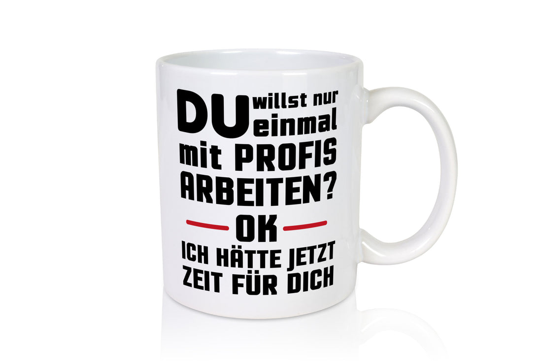 Mit Profis arbeiten | Kollegen lustiger Handwerker Geschenkidee Arbeit Büro