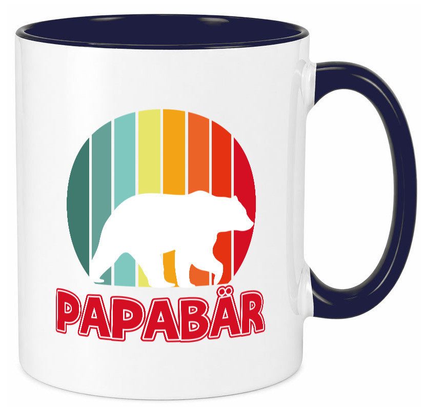 Papabär | Papa Tasse Vater Vatertag Bär lustiger Spruch Geschenk Familie