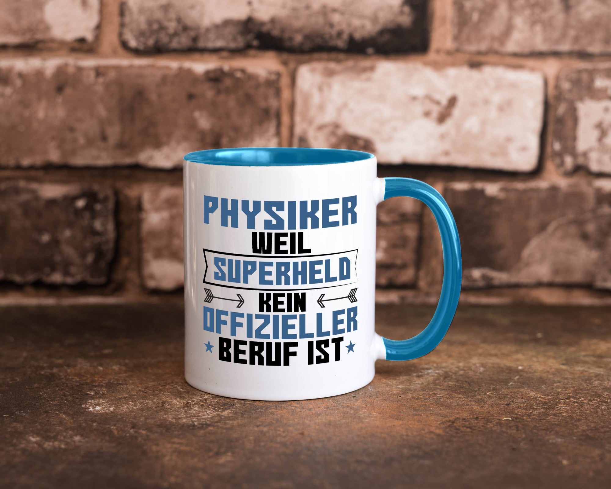 Superheld Physiker | Physik Geschenk Humor Geschenkidee lustiger Spruch Tasse