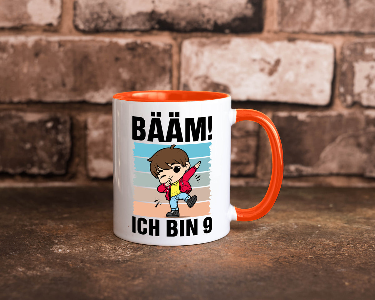 9. Geburtstag | Ich bin 9 Jahre Bäääm Dabbing Kind lustig Geschenkidee Geschenk Tasse