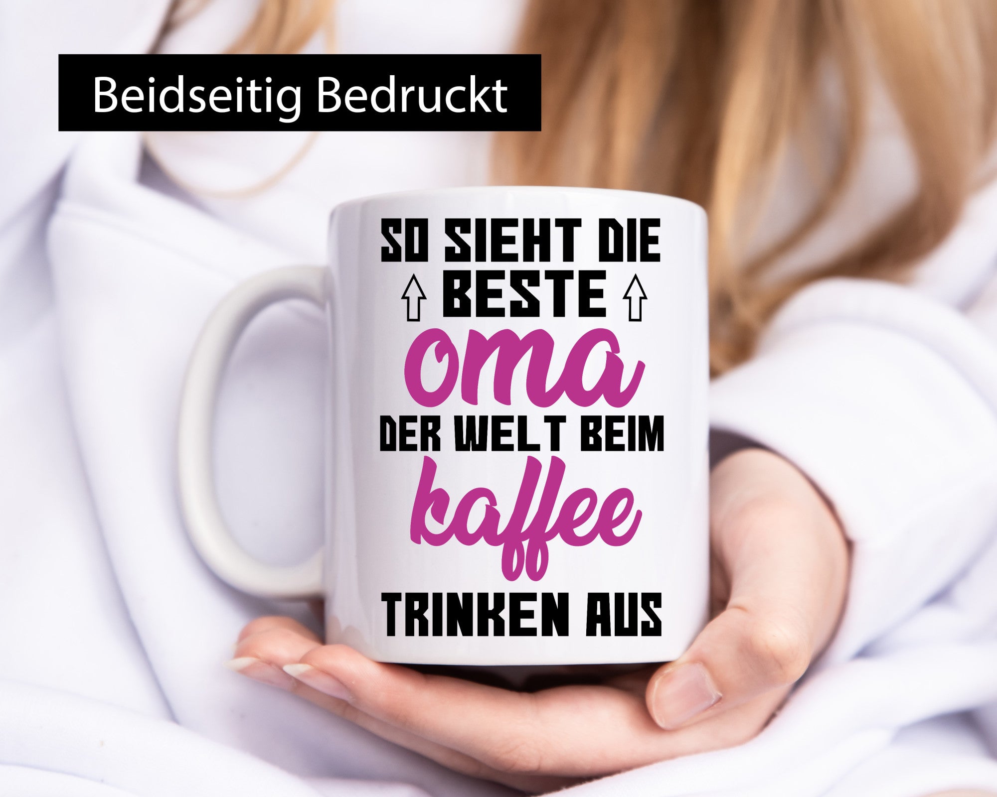 Beste Oma der Welt | Großmutter Tasse lustiger Spruch Geschenk Familie