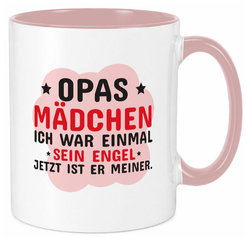 Opas Mädchen | Trauer Tasse Abschied Enkelin lustig Familie Geschenkidee