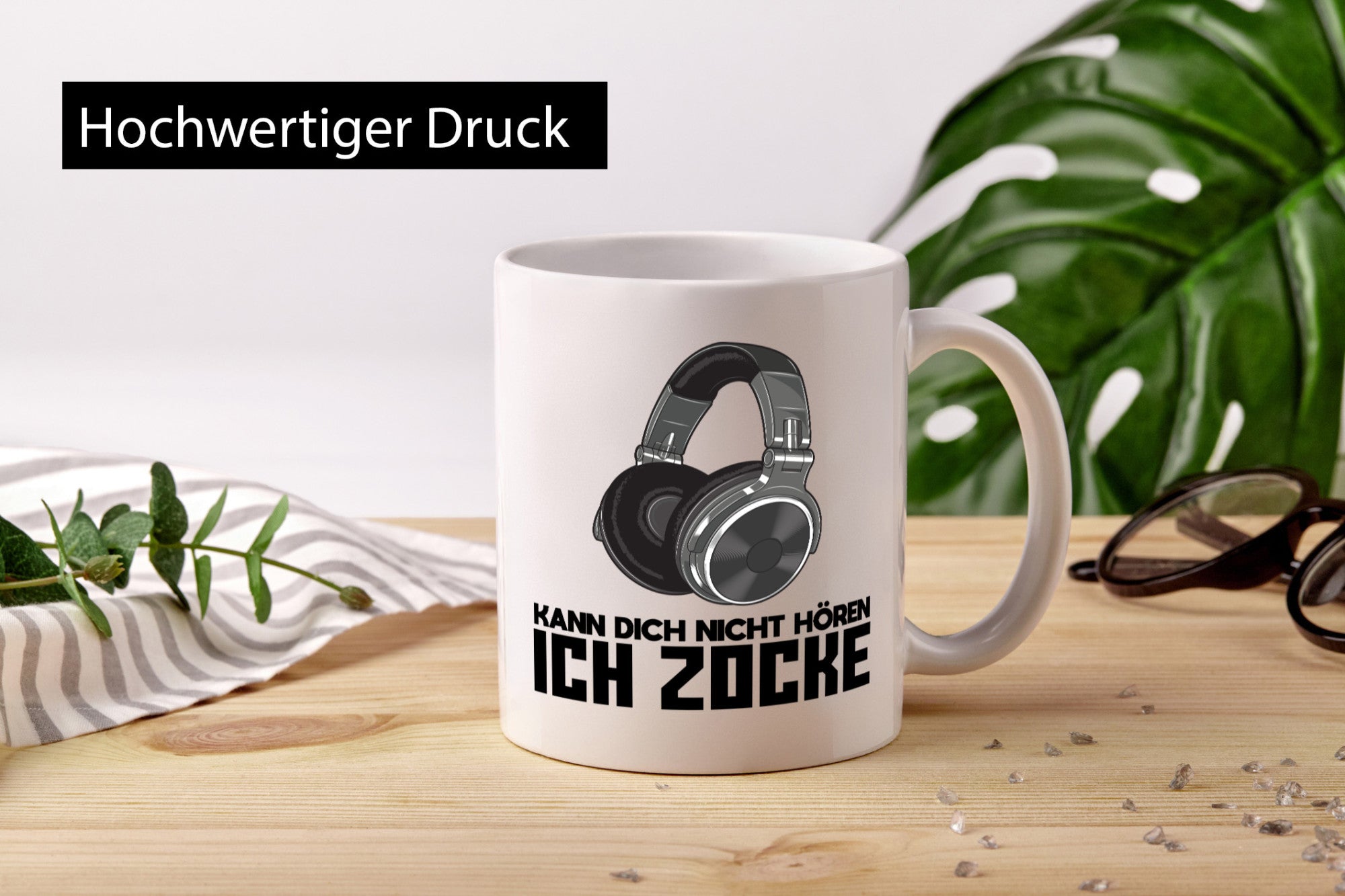 Kann dich nicht Hören | Zocker Gamer lustig Humor Geschenkidee Geschenk Tasse