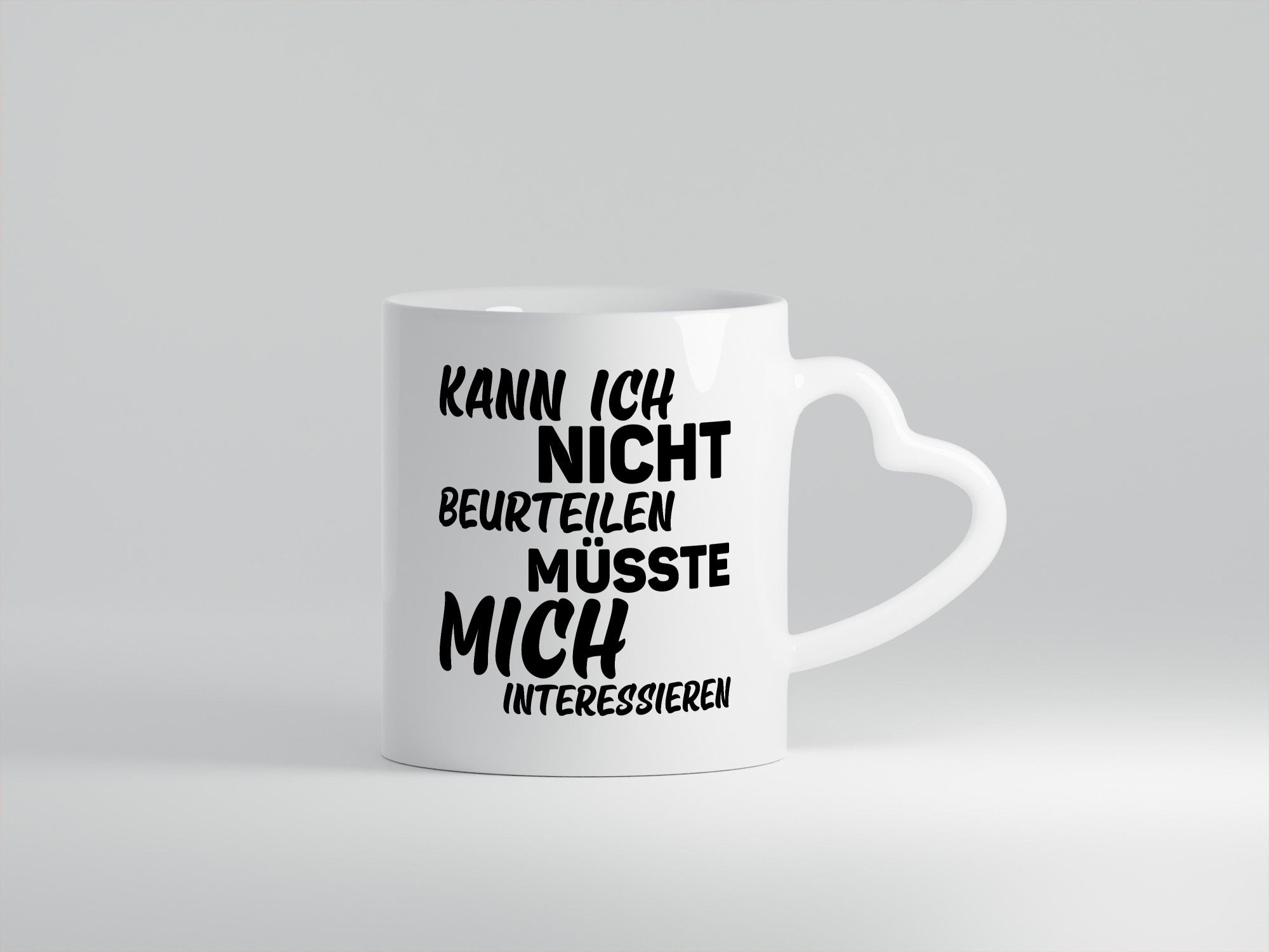 Kann ich nicht beurteilen | Kein Interesse lustiger Spruch Geschenk Humor