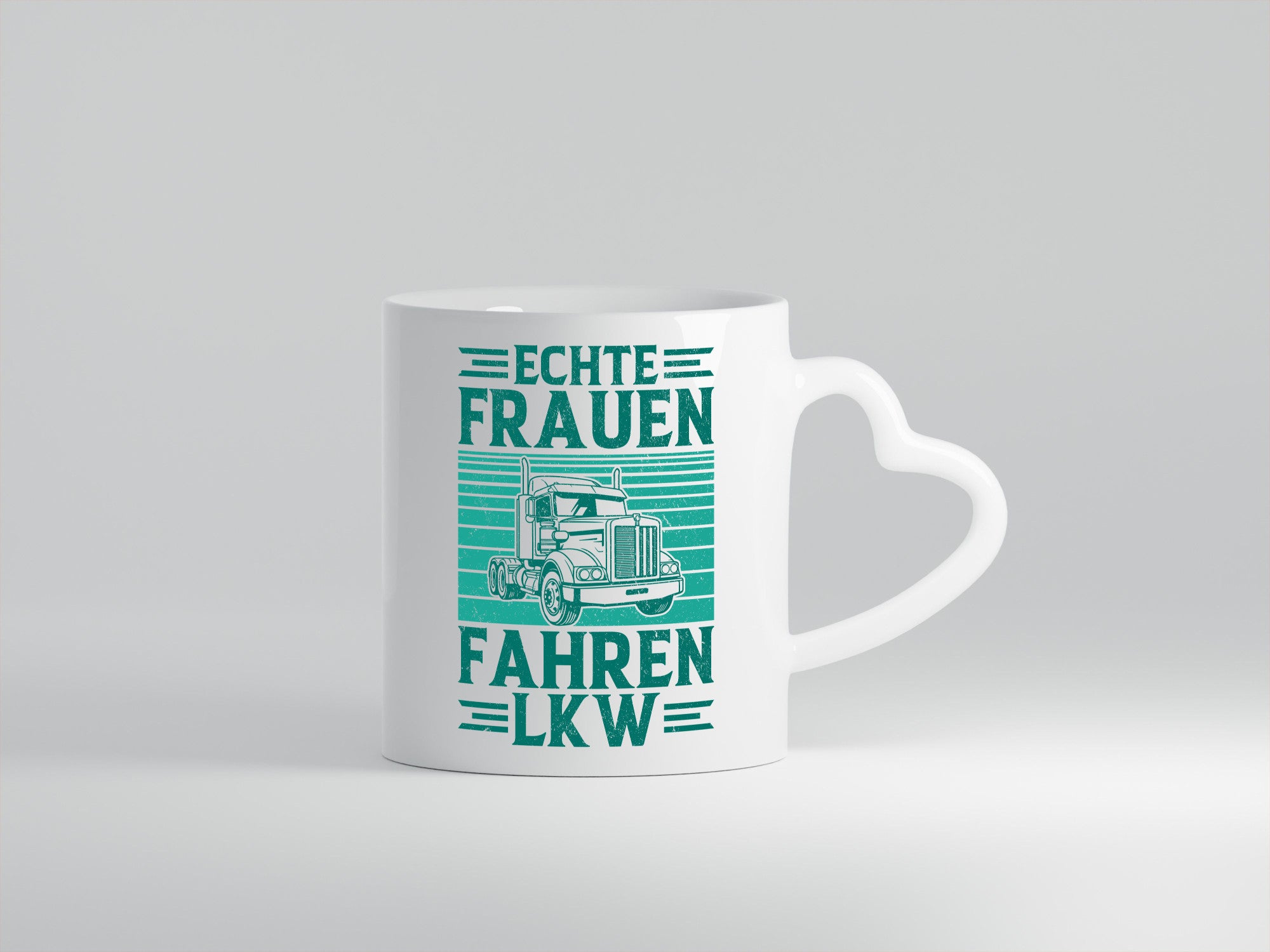 Echte Frauen fahren LKW | Truckerin LKW-Fahrerin Humor Geschenkidee Tasse