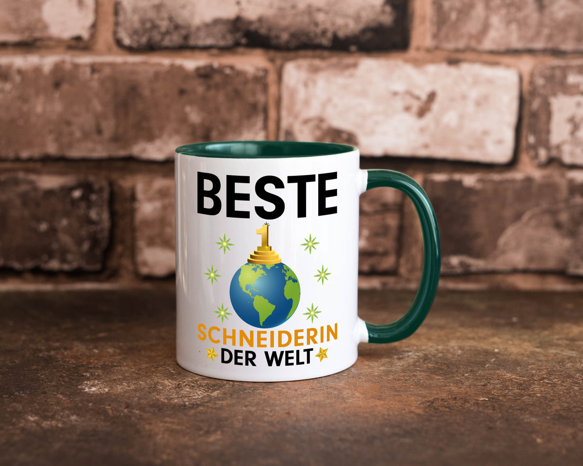 Welt Beste Schneiderin | Beruf Schneiderei lustiger Spruch Geschenk Arbeit Tasse