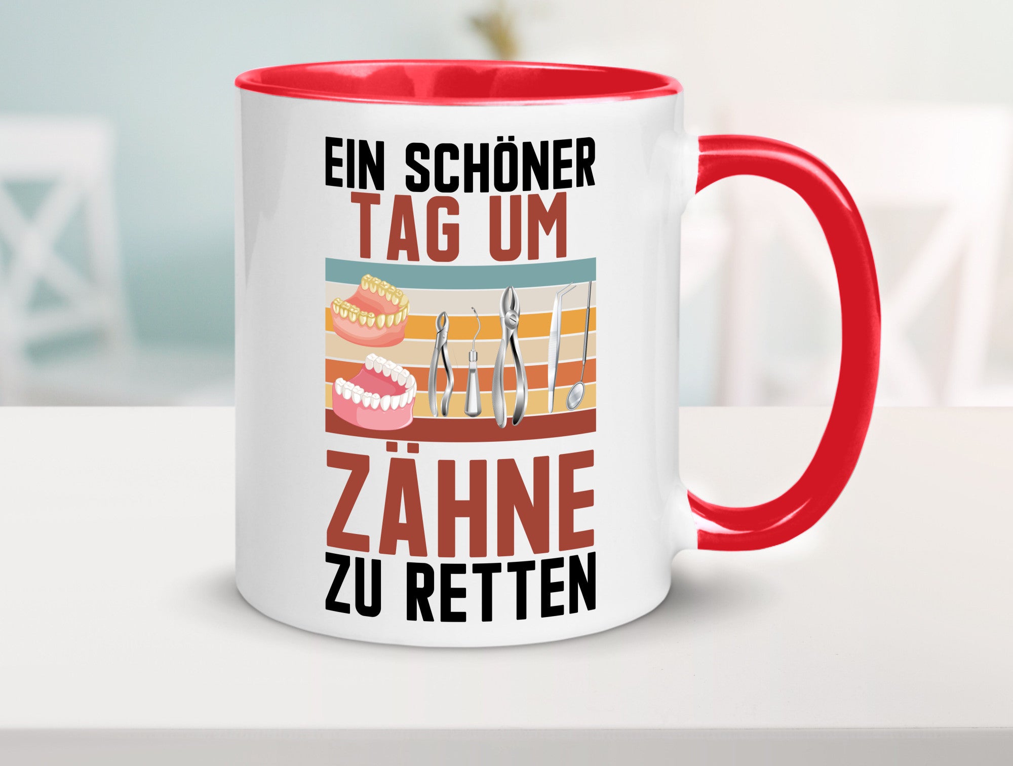 Ein schöner Tag um zähne zu retten | Zahnarzt Geschenk Humor Geschenkidee
