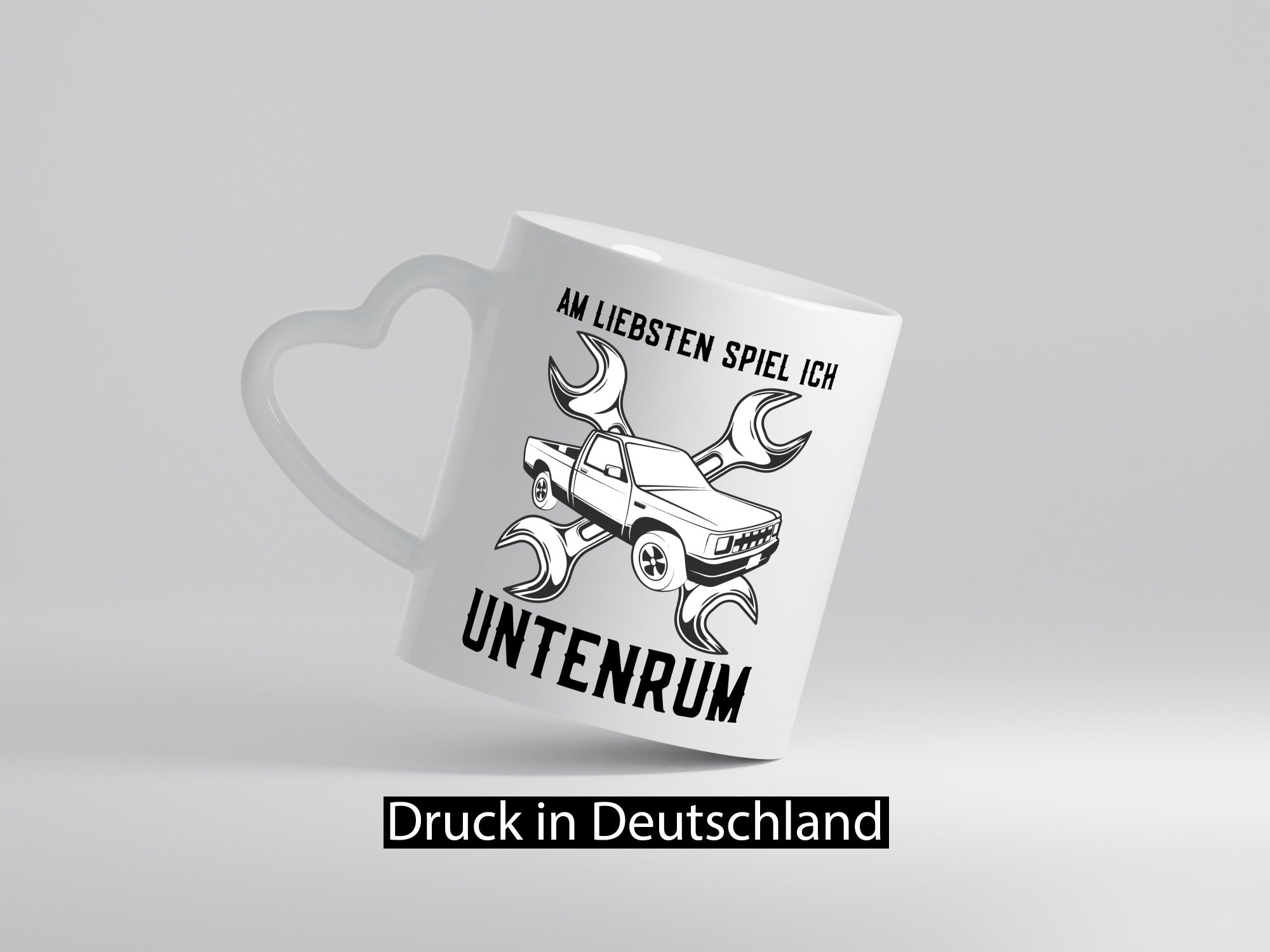 Spiele am liebsten untenrum | Werkstatt Mechaniker Tunen lustiger Spruch