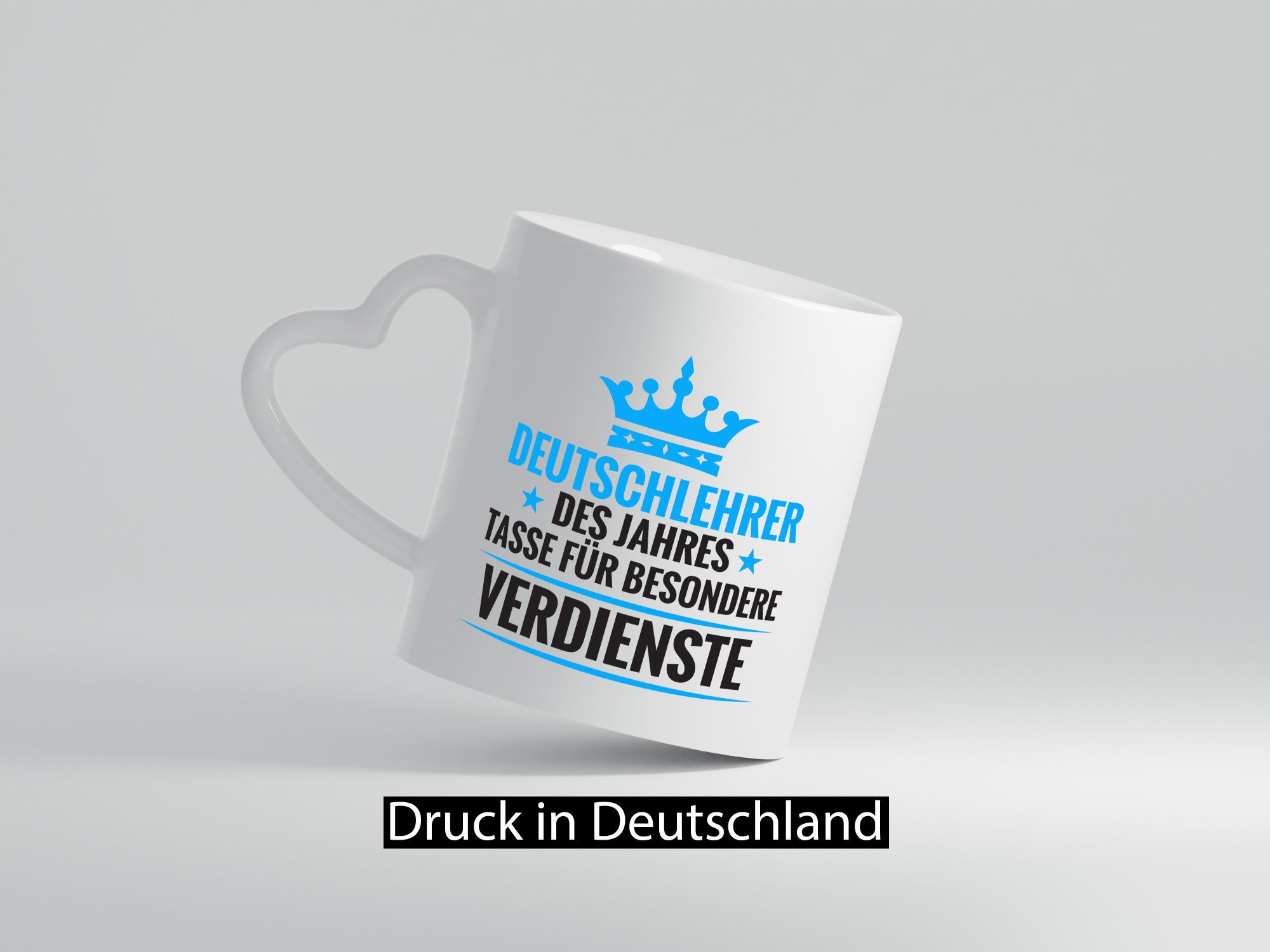 Besonderer Verdienst: Deutschlehrer | Lehrer Schule lustig Humor Geschenkidee