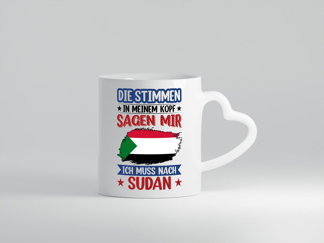 Sudan | Urlaub Stimmen in meinem Kopf Traumland v2 Geschenk Humor Geschenkidee