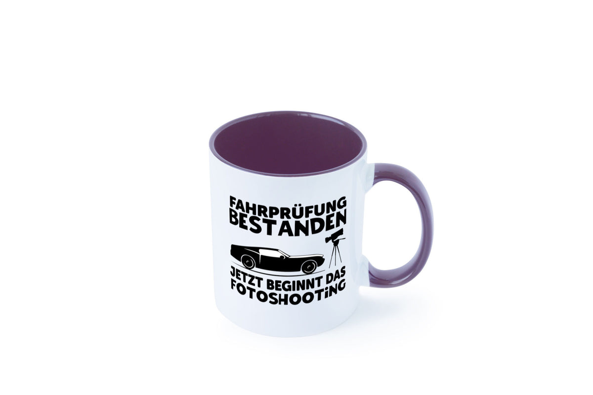 Fahrprüfung bestanden | Autofahren Führerschein Geschenk Humor Geschenkidee Tasse