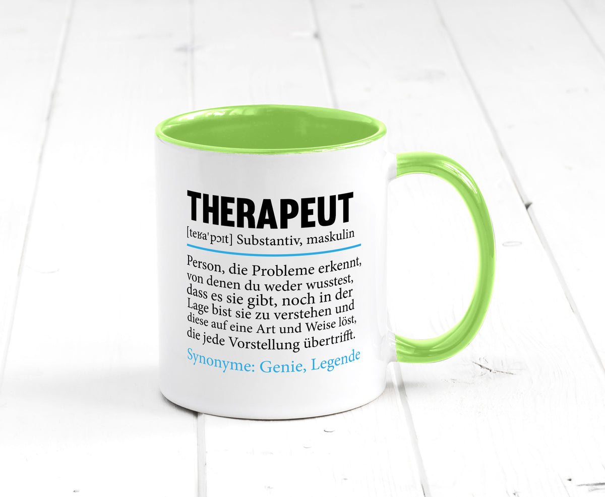 Therapeut | Psychotherapie Therapie Beruf lustig Humor Arbeit Kollegen Büro Tasse