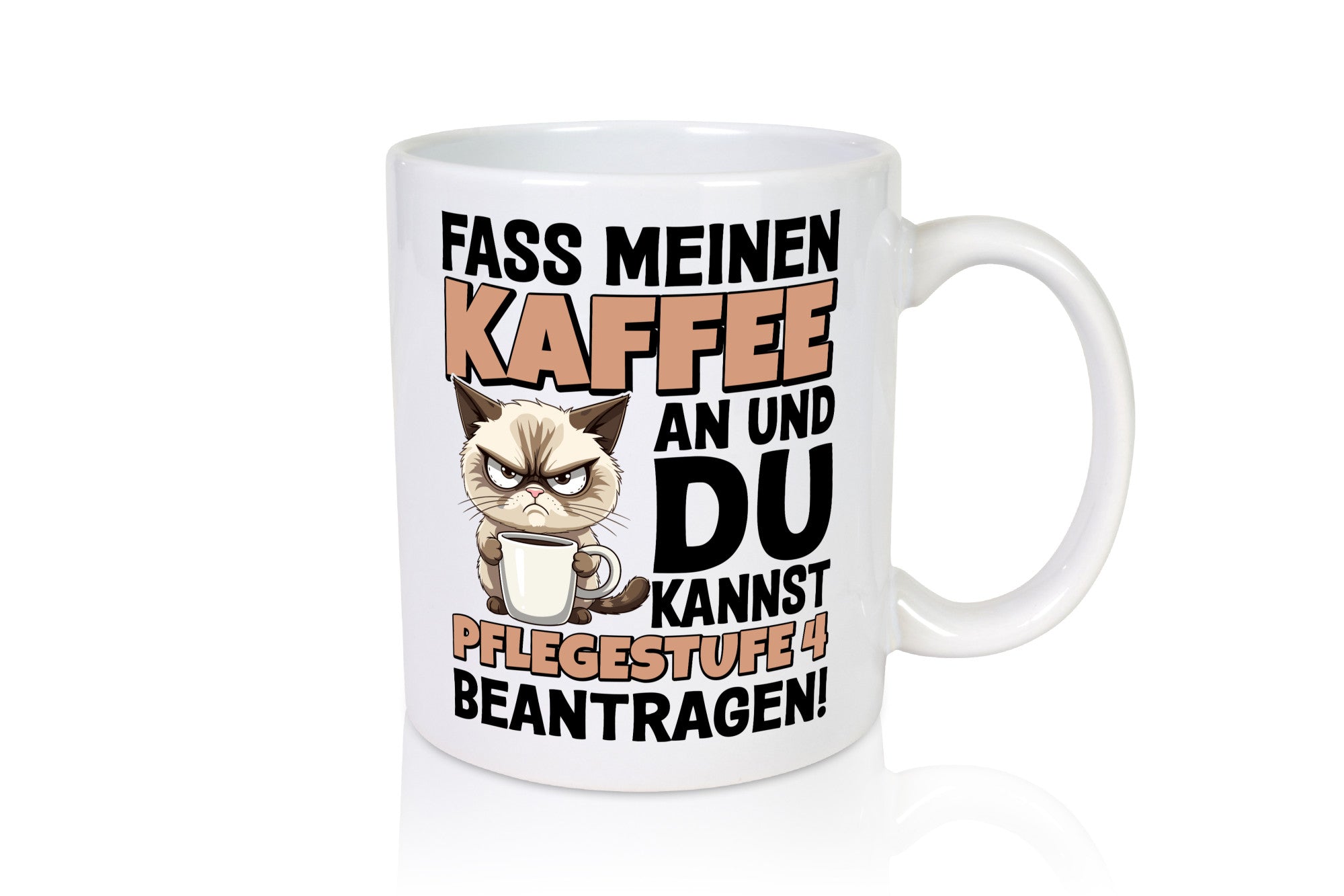 Fass meinen Kaffee an | Pflegestufe 4 Krankenschwester v4 Geschenk Humor