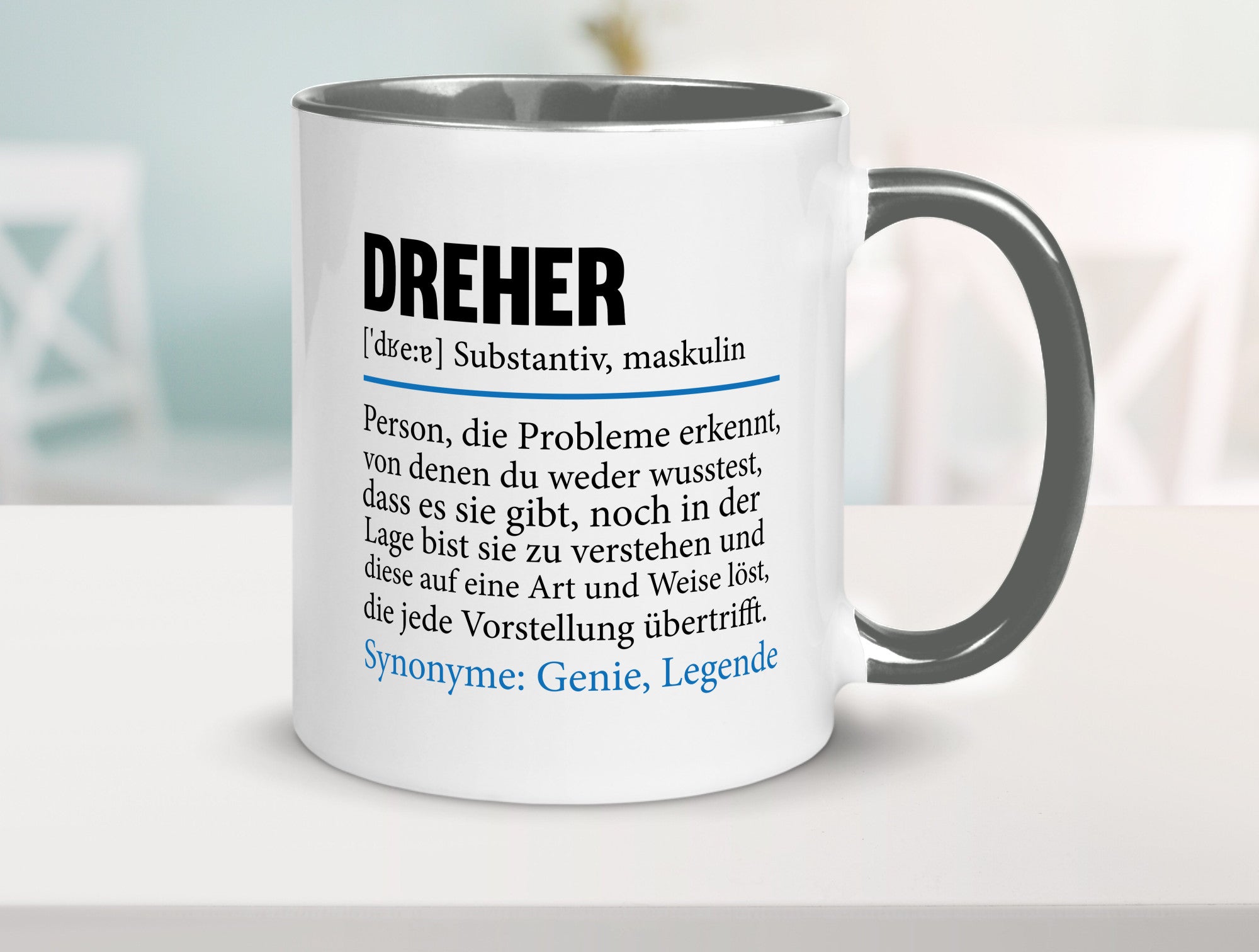 Dreher Humor | Fräser Zerspannungsmechaniker Geschenkidee Tasse