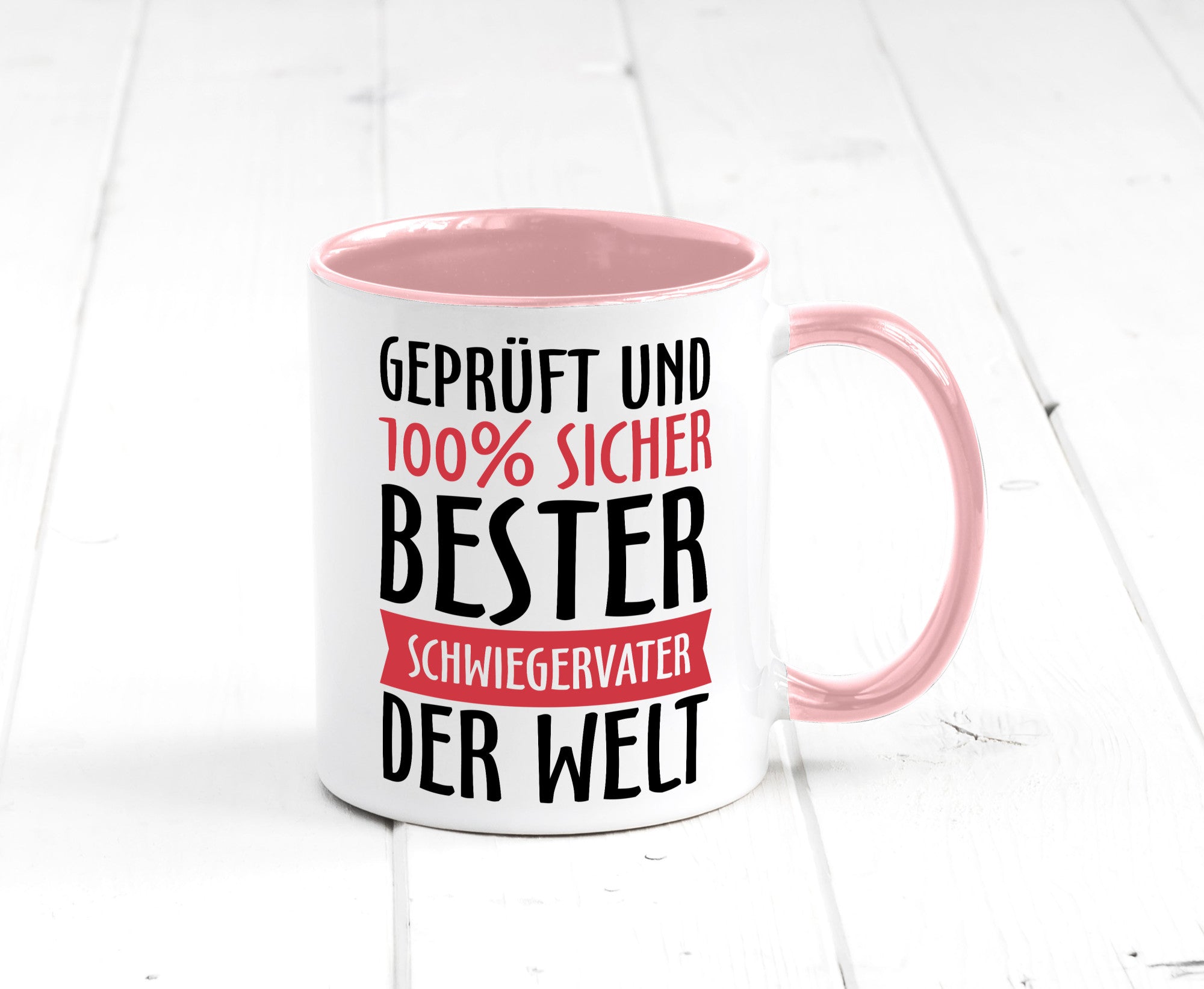 Bester Schwiegervater Geschenk Familie Geschenkidee lustiger Spruch Tasse