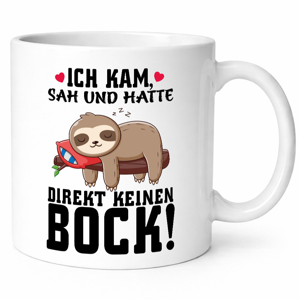 Ich habe kein Bock Geschenk Humor Geschenkidee lustiger Spruch Tasse