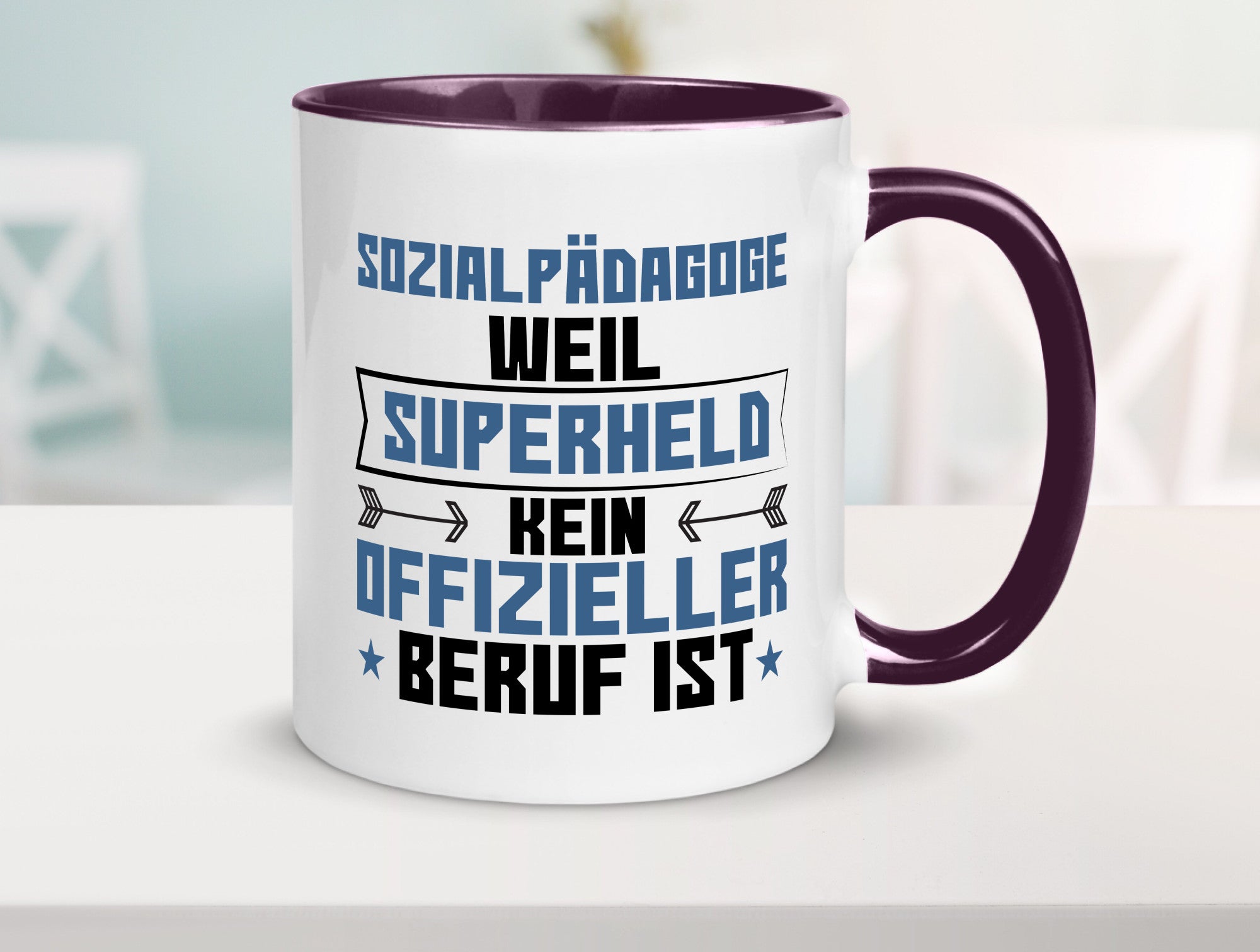 Superheld Sozialpädagoge | Pädagoge lustig Humor Geschenkidee Geschenk Tasse