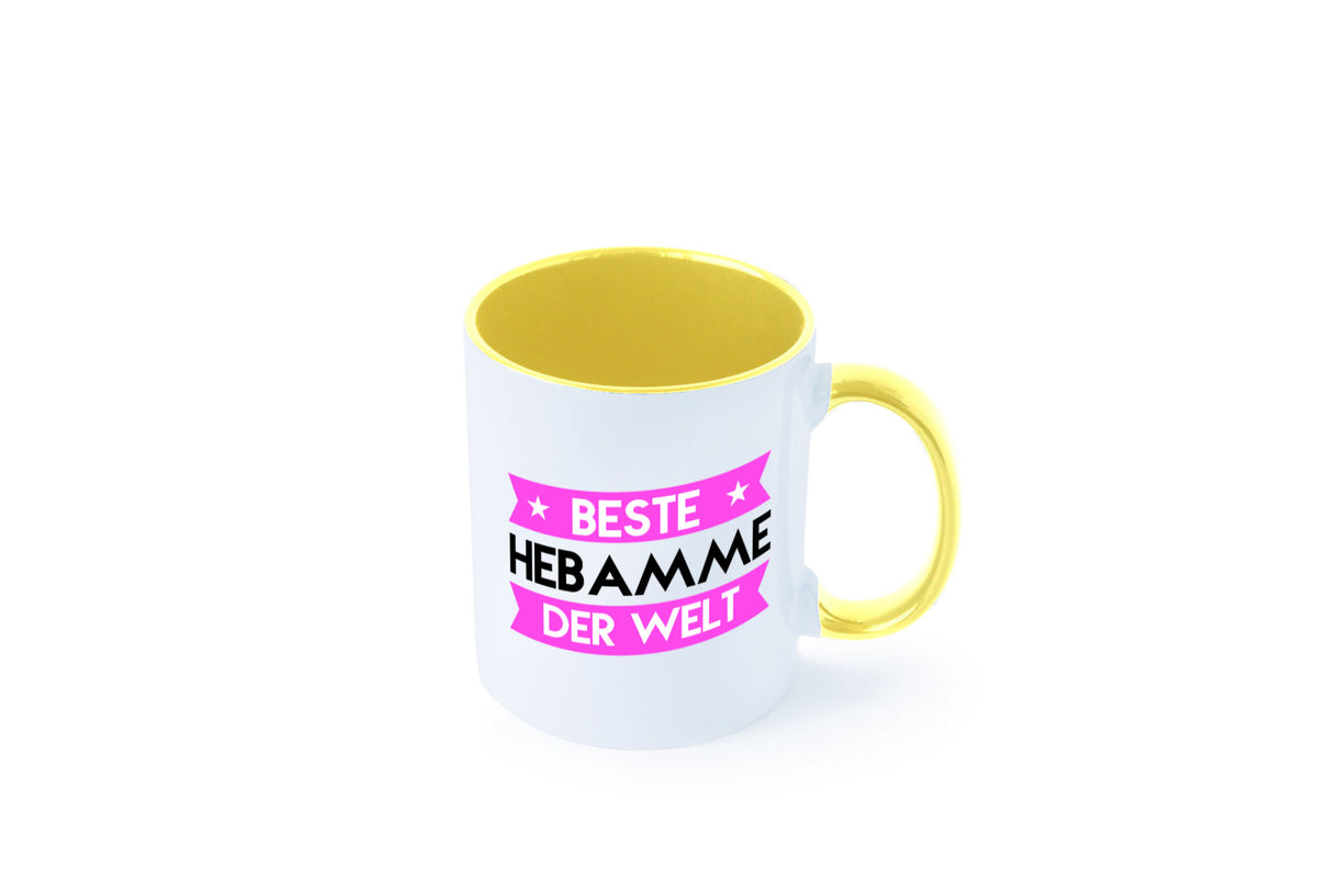 Beste Hebamme | Geburtshilfe lustiger Spruch Geschenk Humor Geschenkidee Tasse