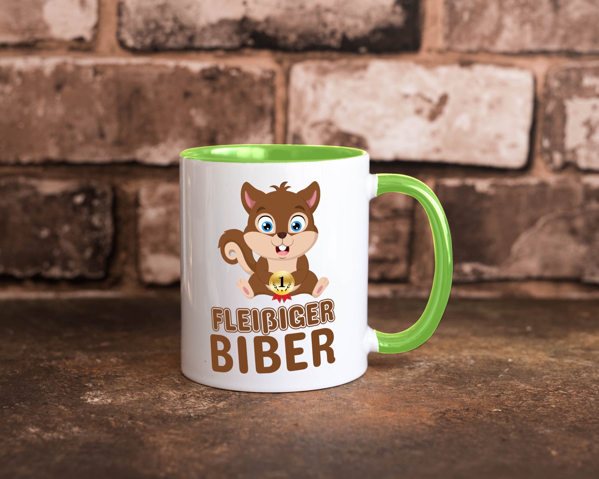 Fleißiger Biber | Motiv Tasse Kinder Geburtstag lustig Geschenkidee Geschenk