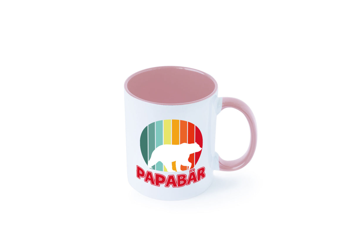 Papabär | Papa Tasse Vater Vatertag Bär lustiger Spruch Geschenk Familie