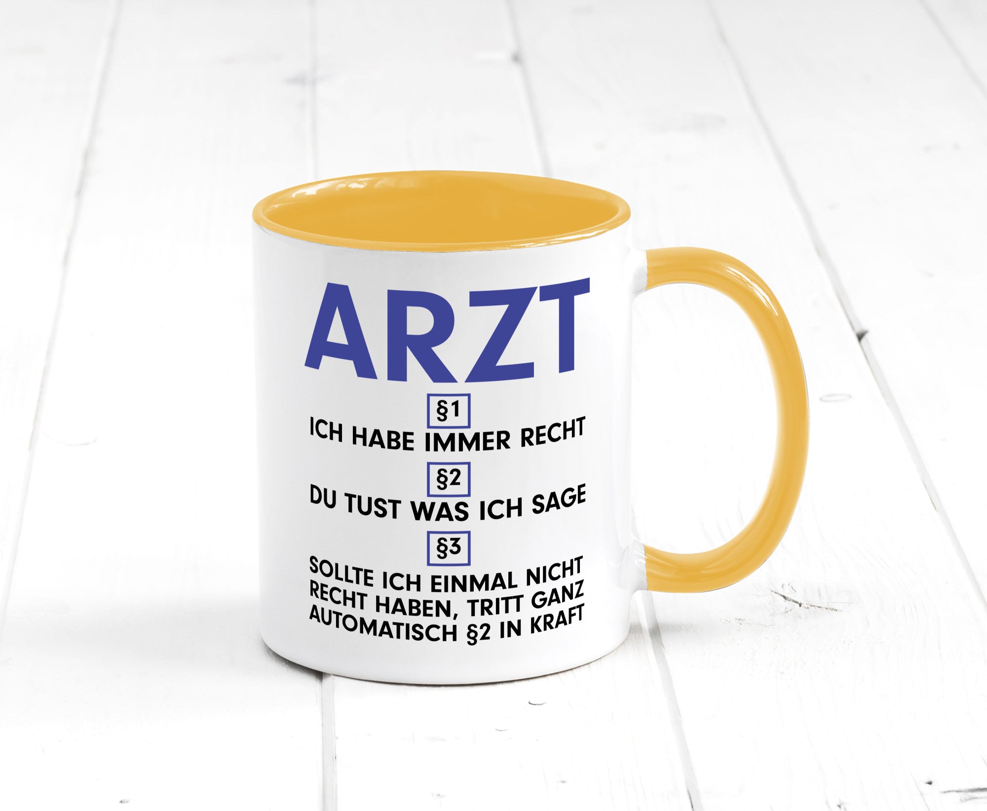 Ich habe immer Recht Arzt | Medizin Doktor Facharzt v2 Humor Geschenkidee Tasse