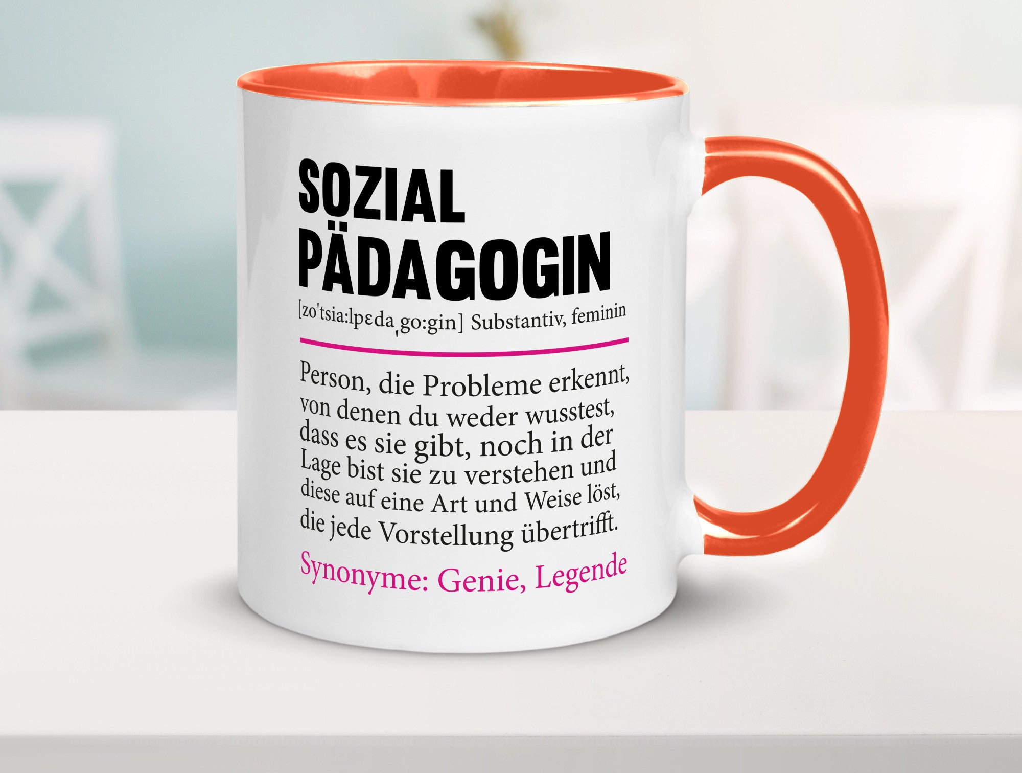 Sozialpädagogin | Spruch lustig Humor Pädagogin v2 Geschenkidee Geschenk Tasse