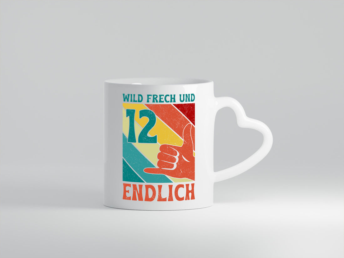 12. Geburtstag | 12 Jahre Wild und Frech Humor Geschenkidee Tasse