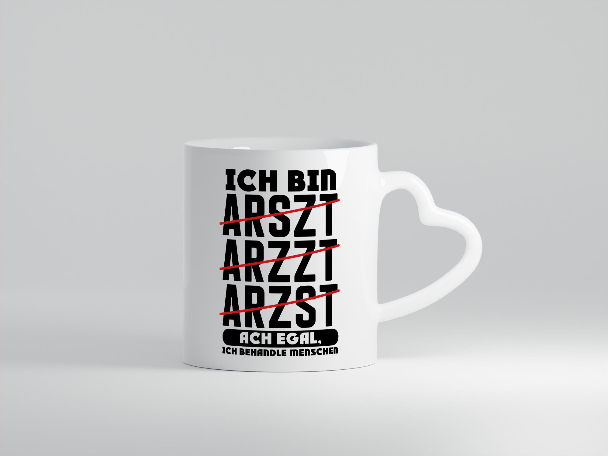 Ich bin Arzt | Rechtschreibung Klinik Patienten Doktor lustiger Spruch Geschenk