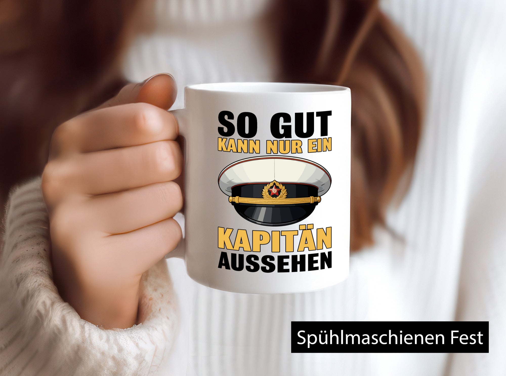 So gut kann nur ein Kapitän aussehen| v2 lustiger Spruch Geschenk Humor