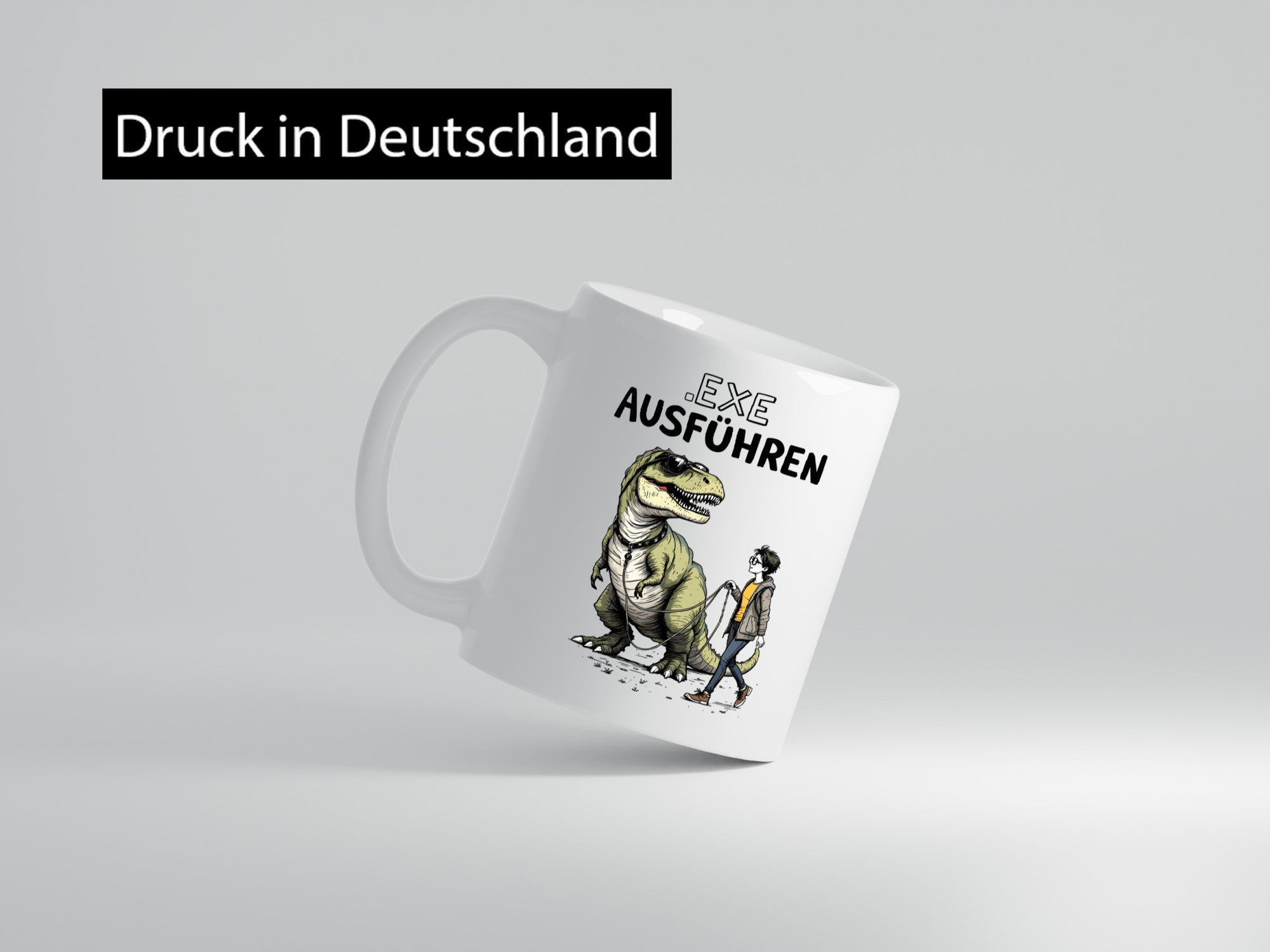 Exe ausführen | Programmierer Infomatiker v2 Geschenkidee Familie Humor Tasse