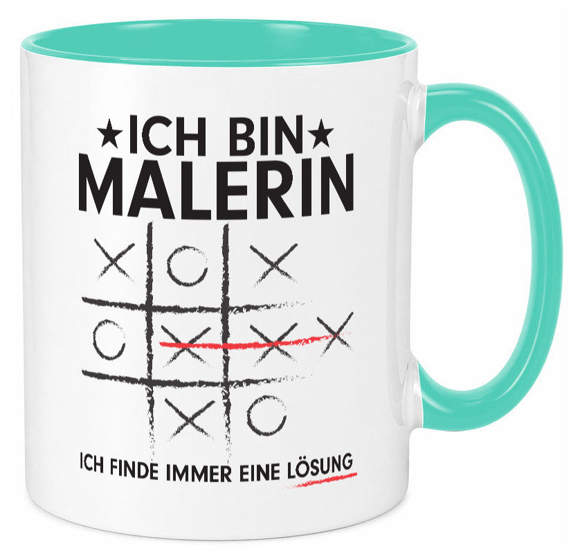 Löse Probleme: Malerin | Malerinnen Humor Geschenkidee Tasse